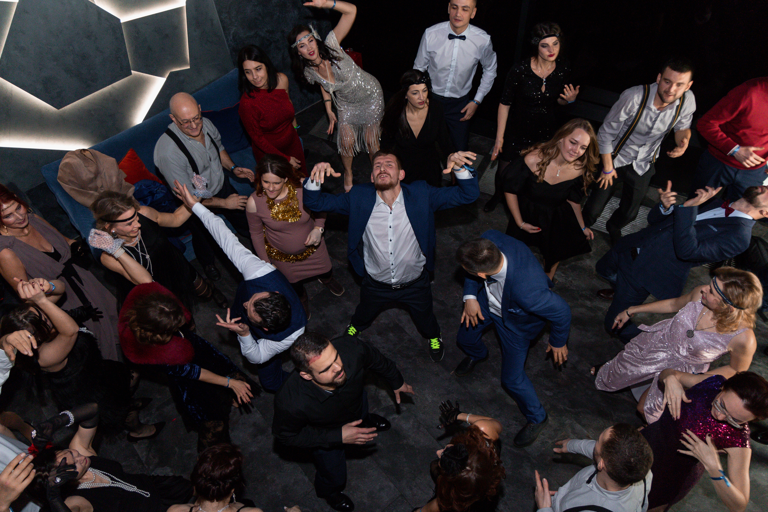 Новогодний корпоратив в стиле Гэтсби. Репортажный и портретный фотограф в Москве Саханцева Анна