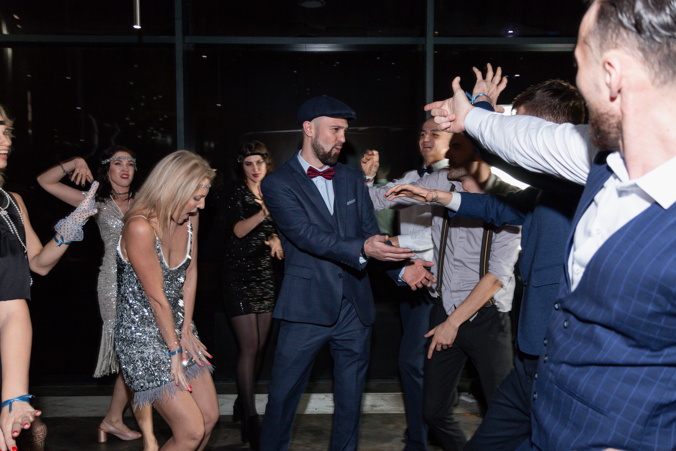 Новогодний корпоратив в стиле Гэтсби. Репортажный и портретный фотограф в Москве Саханцева Анна