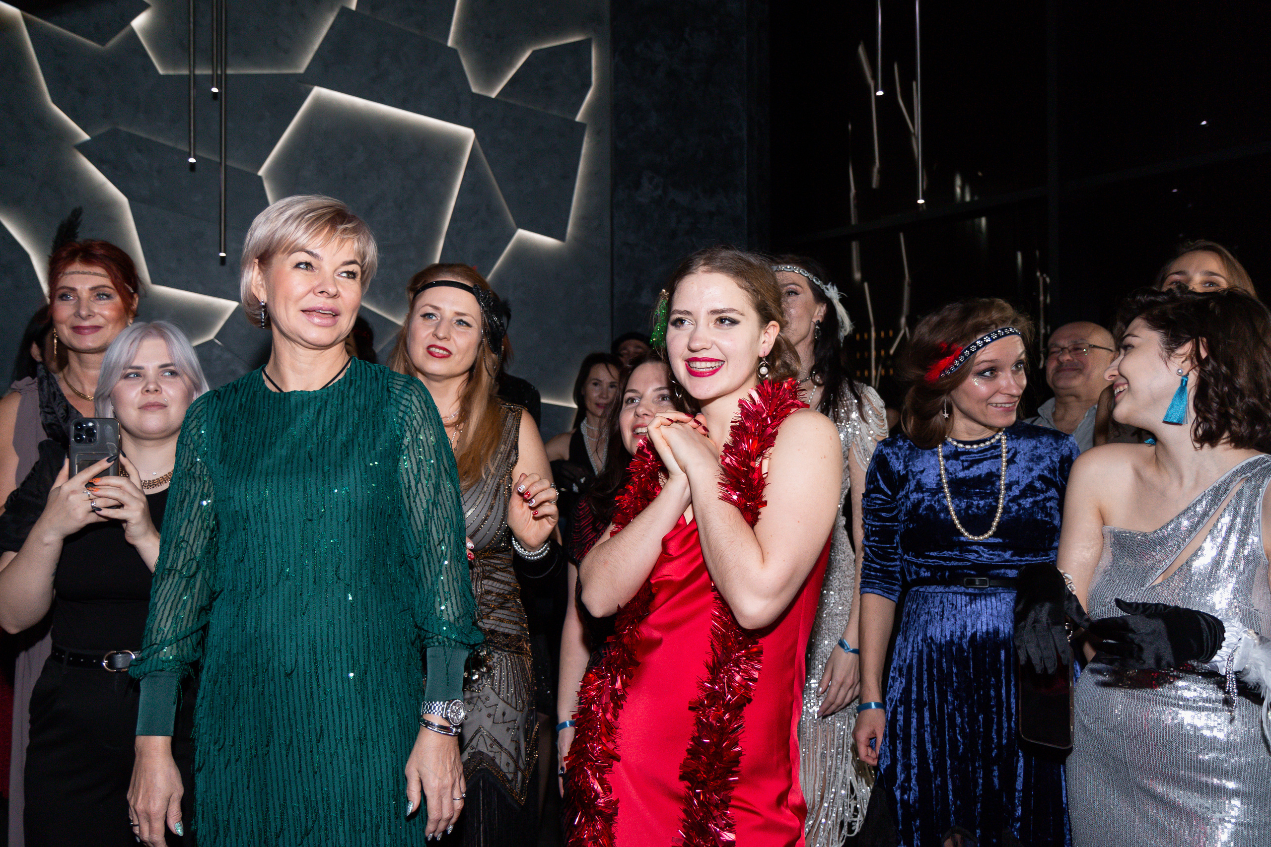 Новогодний корпоратив в стиле Гэтсби. Репортажный и портретный фотограф в Москве Саханцева Анна