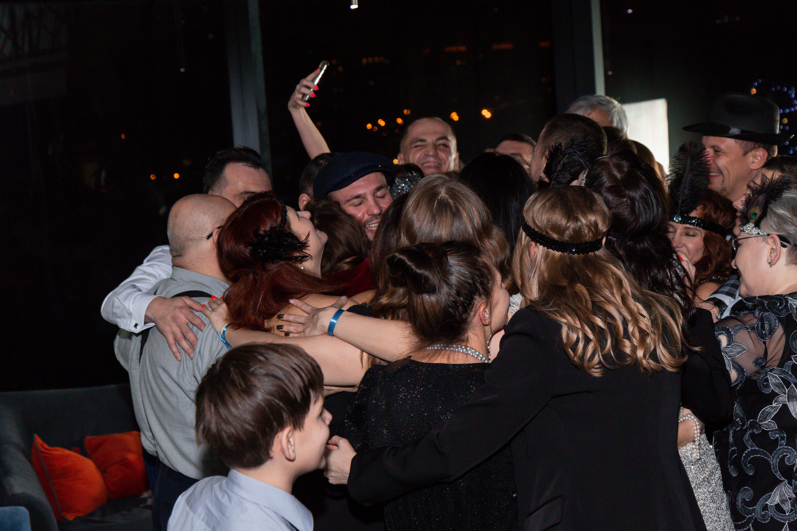 Новогодний корпоратив в стиле Гэтсби. Репортажный и портретный фотограф в Москве Саханцева Анна