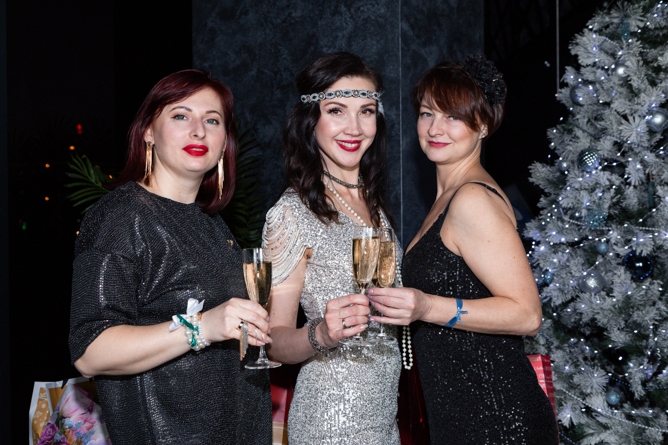 Новогодний корпоратив в стиле Гэтсби. Репортажный и портретный фотограф в Москве Саханцева Анна