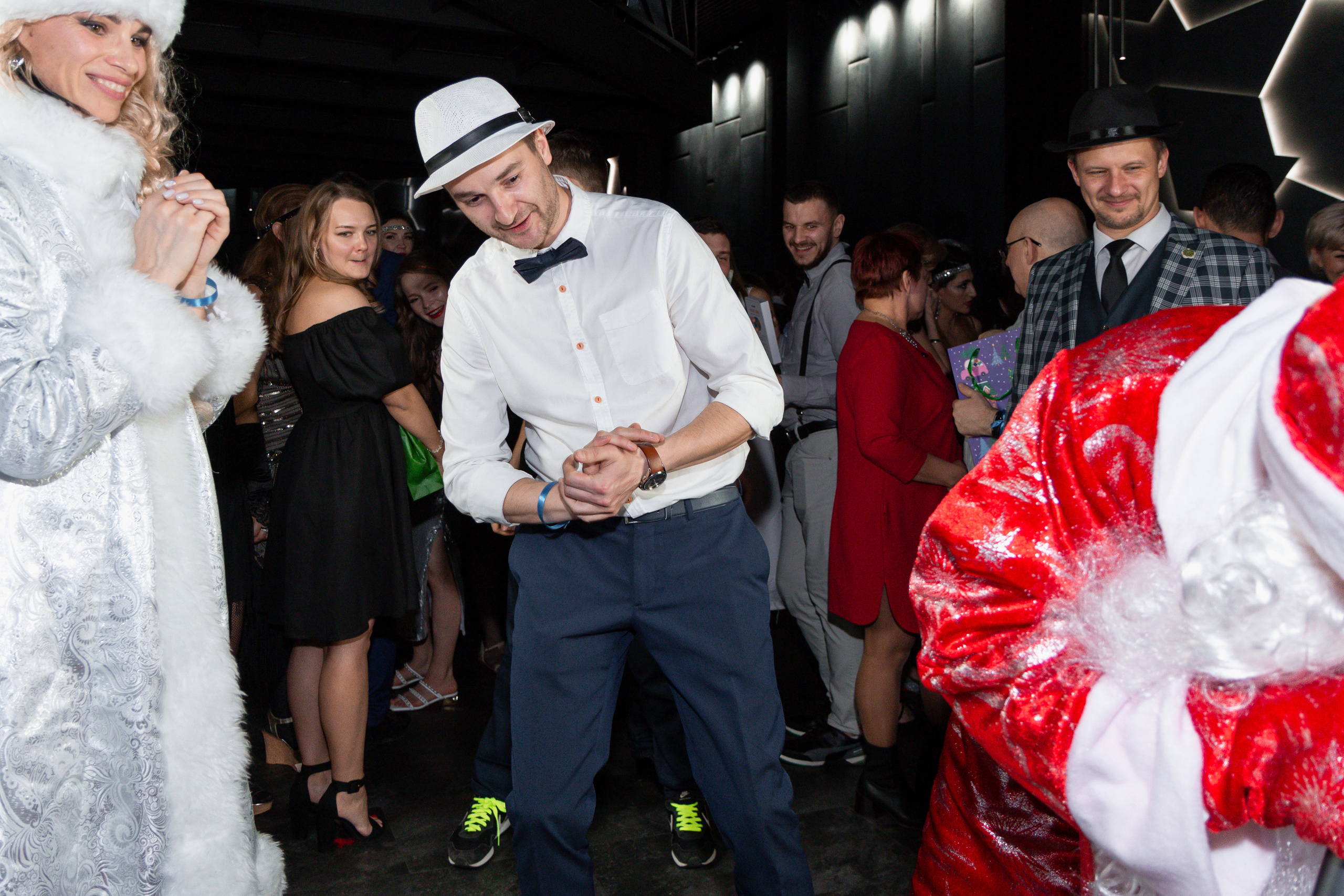 Новогодний корпоратив в стиле Гэтсби. Репортажный и портретный фотограф в Москве Саханцева Анна