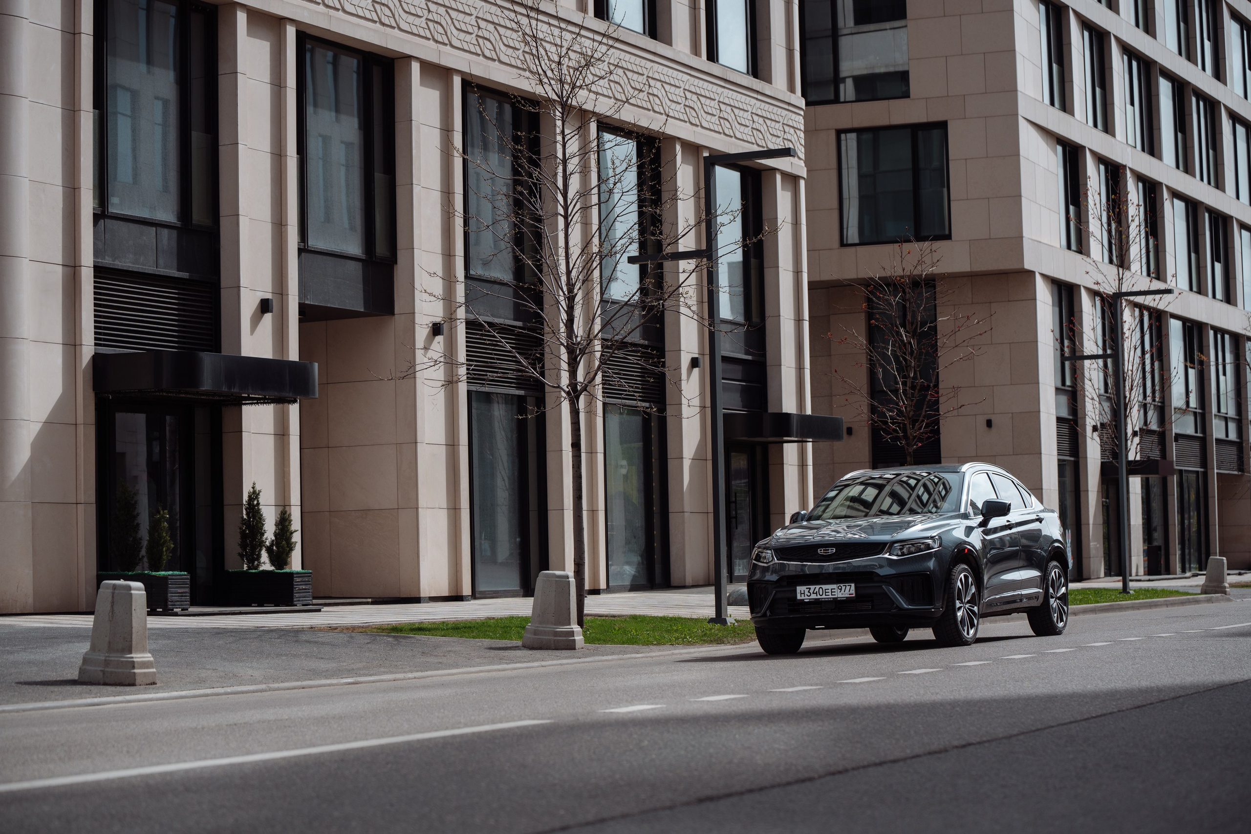 Рекламная съёмка Geely Tugella