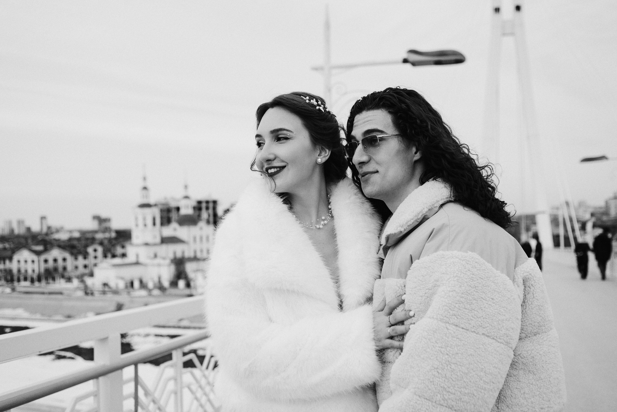 Свадебная фотосессия в Тюмени: ЗАГС, Мост Влюбленных и Монастырь | Фотограф Дарья Мустафина. Портретный фотограф Тюмень Дарья Мустафина
