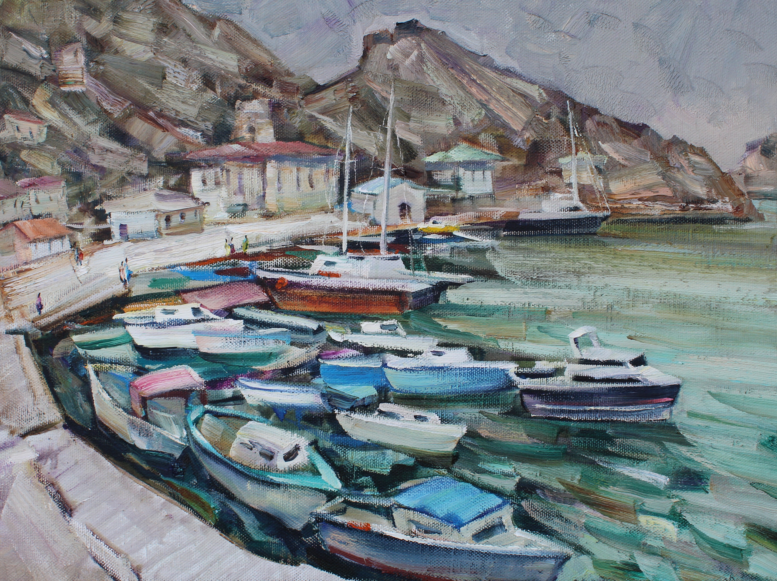 "Балаклава". 2025. Холст, масло. 60х80 см. Цена: 30000 руб.