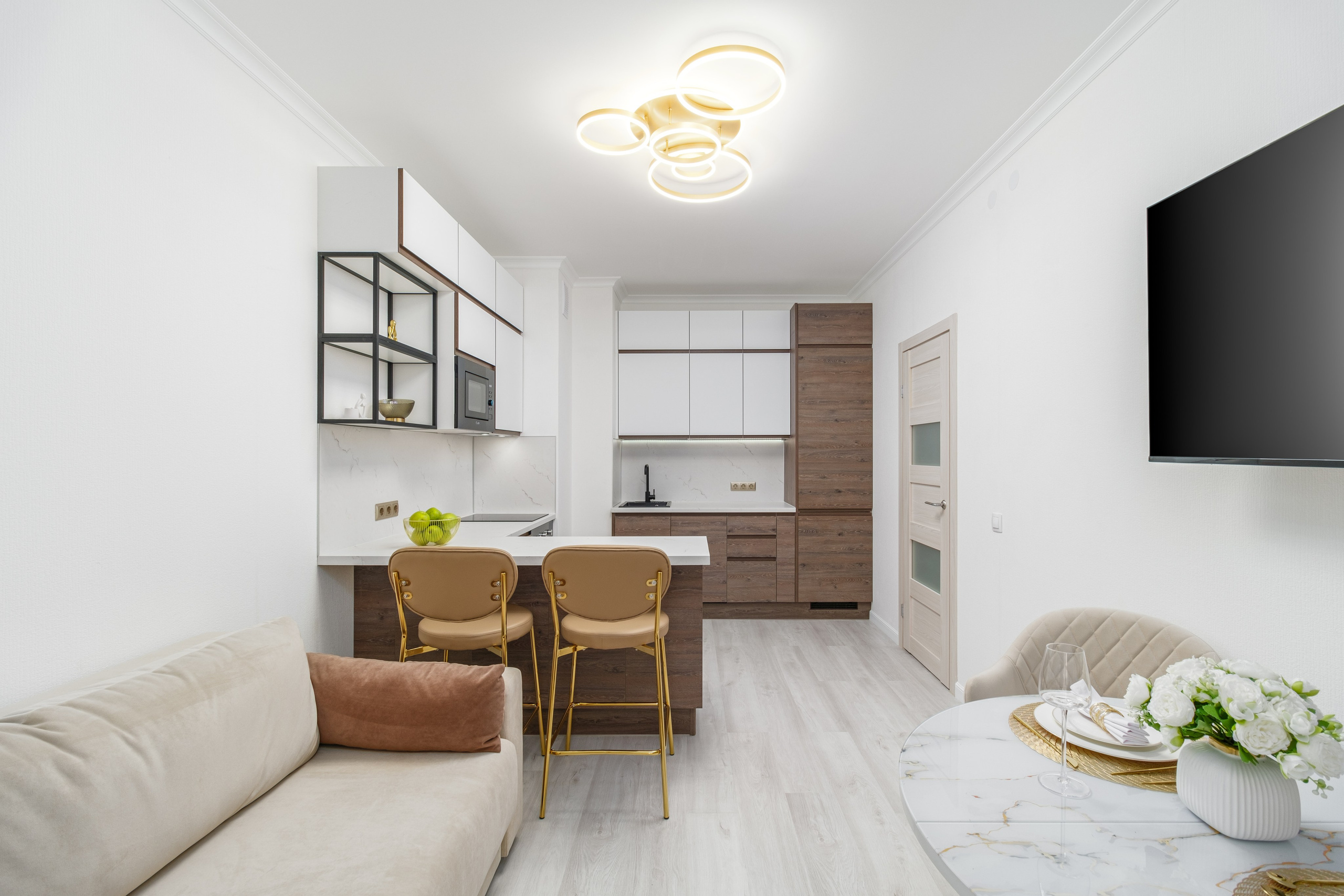 Фотосессия квартиры с хоумстейджингом