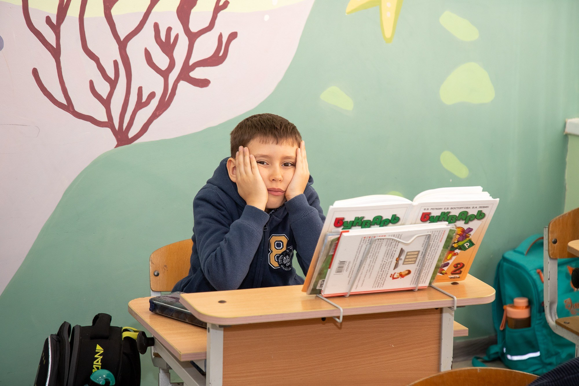 Учебные будни первоклассников. Фотограф во Владивостоке Анастасия Стробыкина