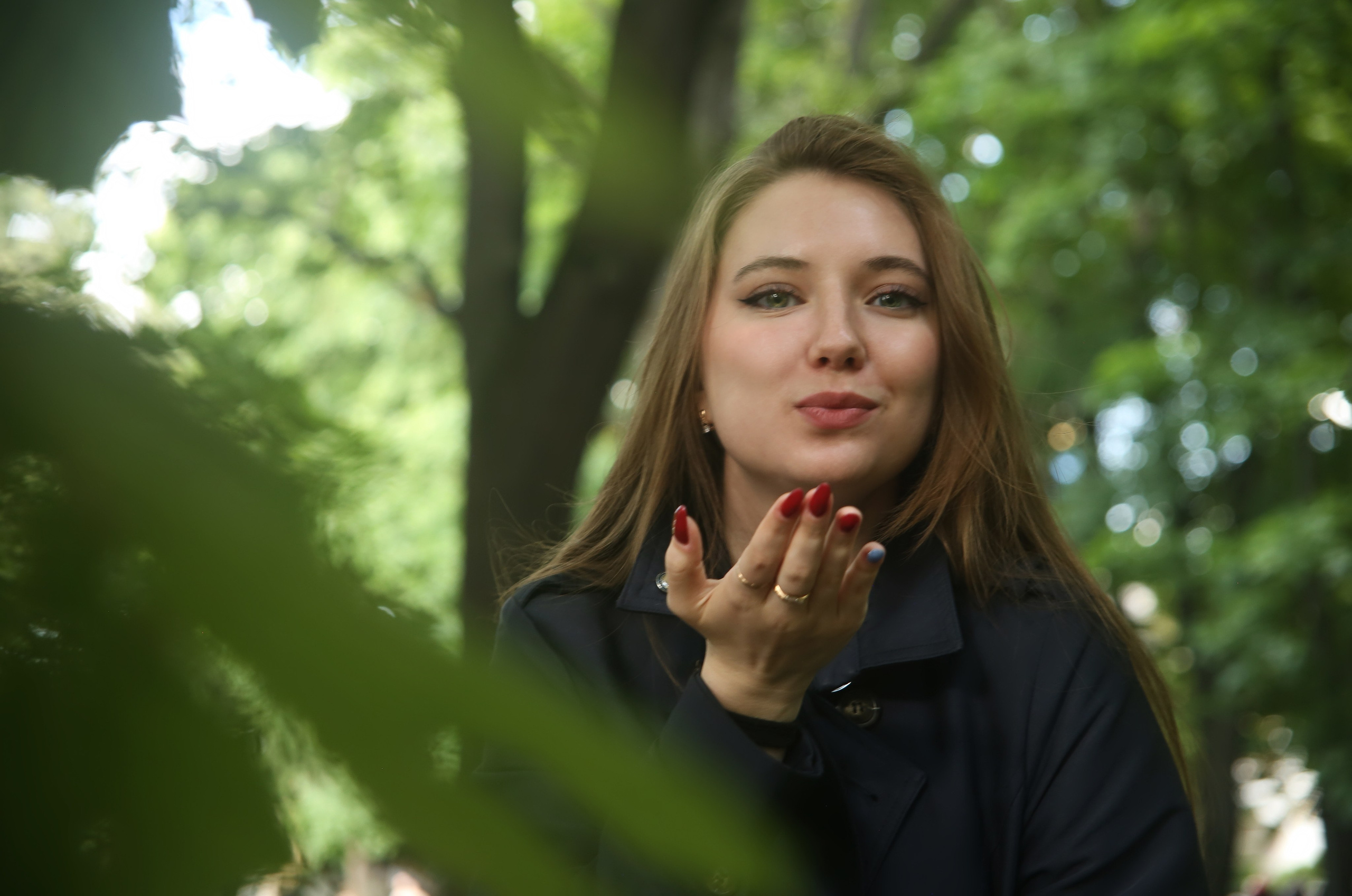 Съемки на улице