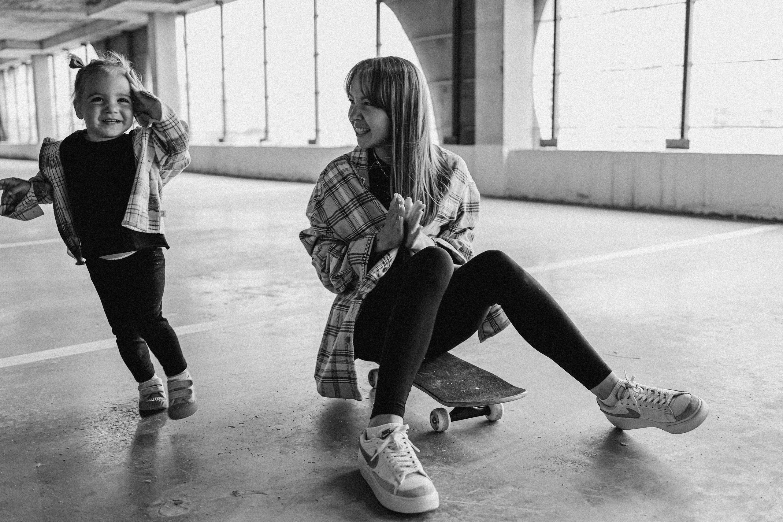 Семейная фотосессия на скейтборде. Семейный и детский фотограф в  г. Екатеринбурге Холодова Юлия