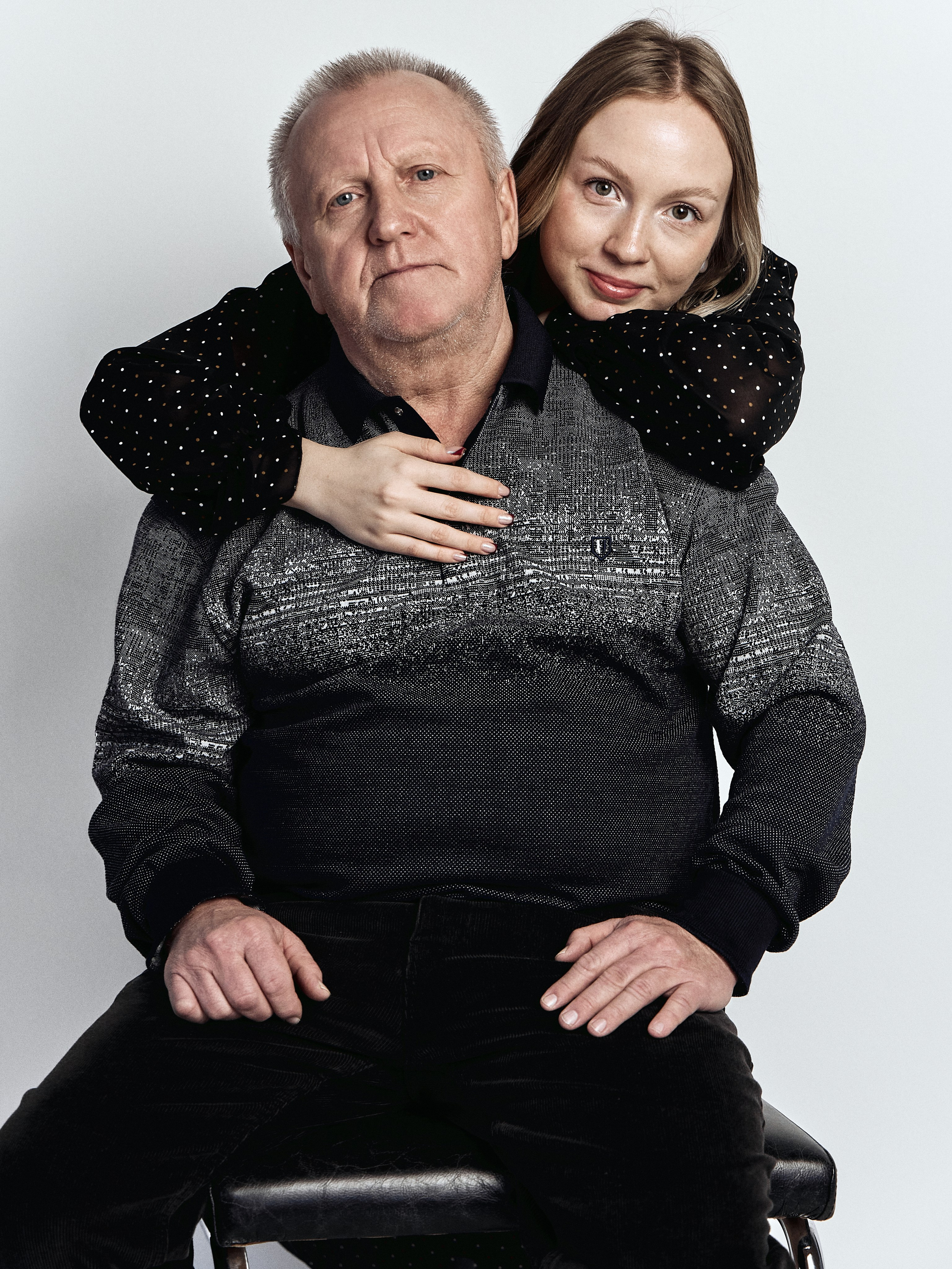 Вера с родителями. Фотограф Мария Мазунина