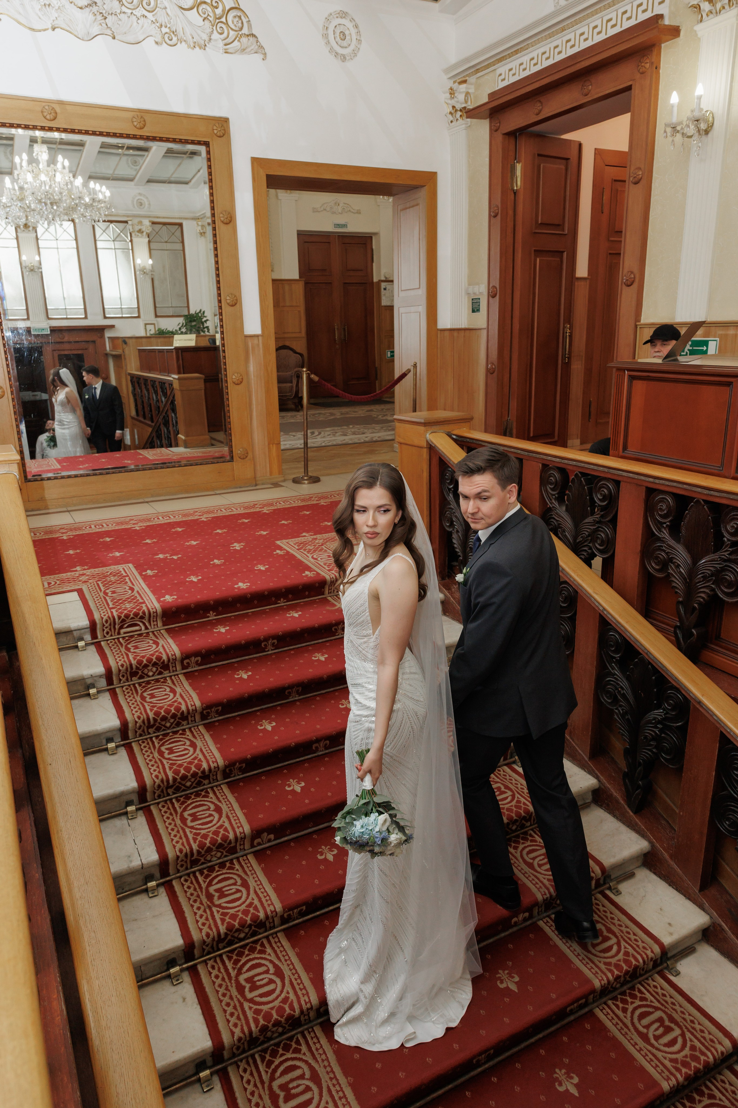 Даша и Дима, Грибоедовский ЗАГС. Свадебный и репортажный фотограф (Москва, Королев и другие)