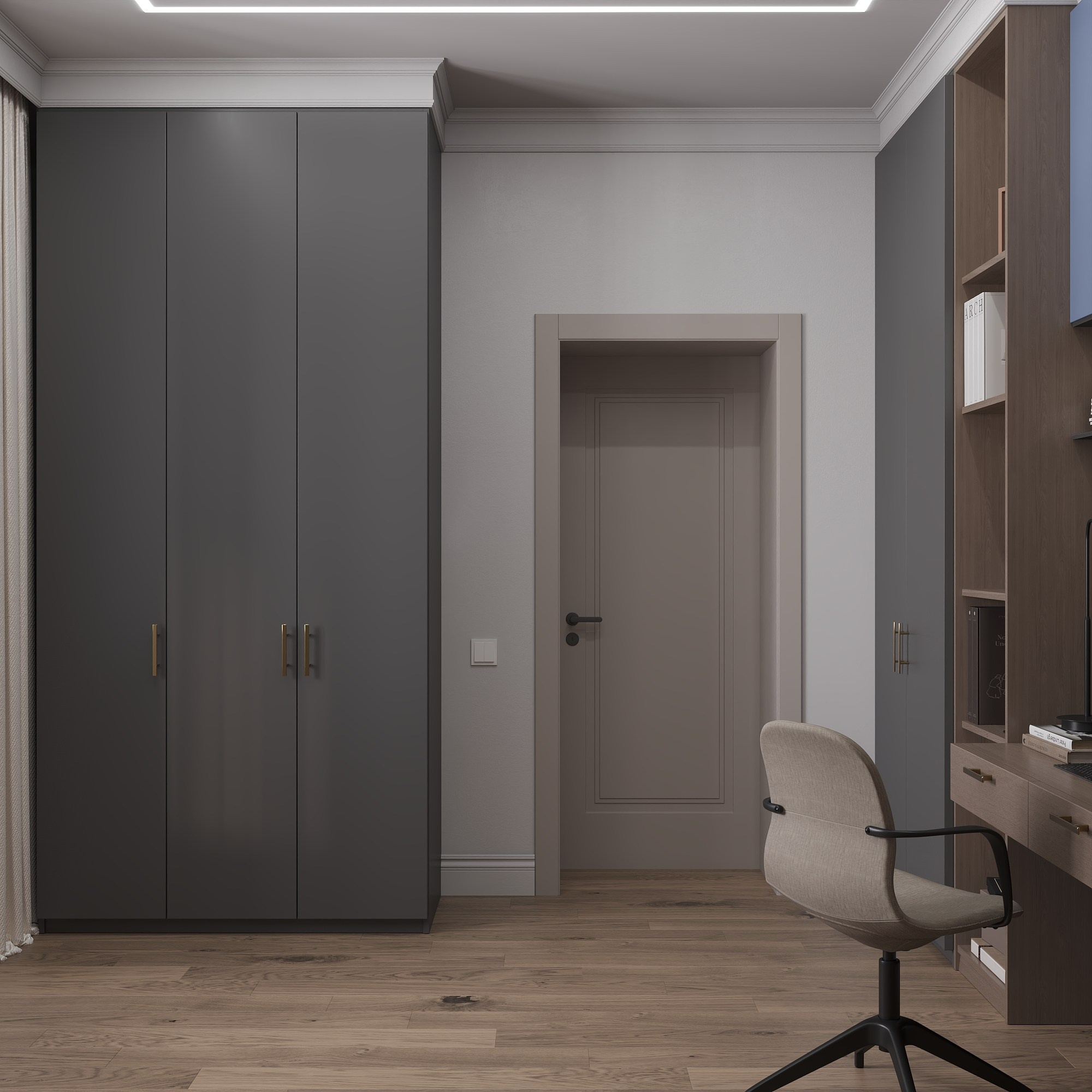 Г. Челябинск, квартира 125 м². БК студия дизайна интерьера