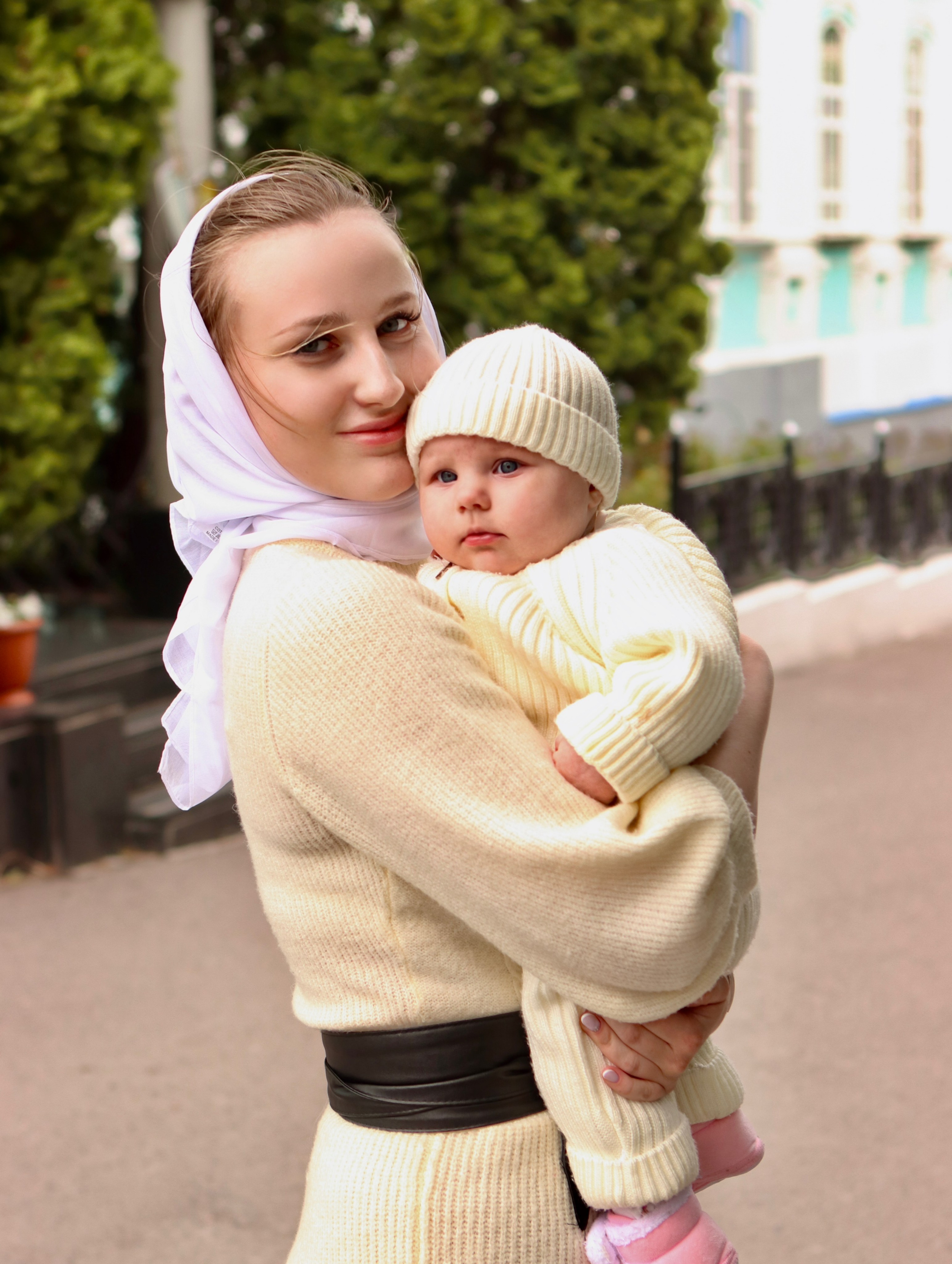 Анастасия и Вадим — крещение Виктории. Фотограф в Курске Смирнов Евгений