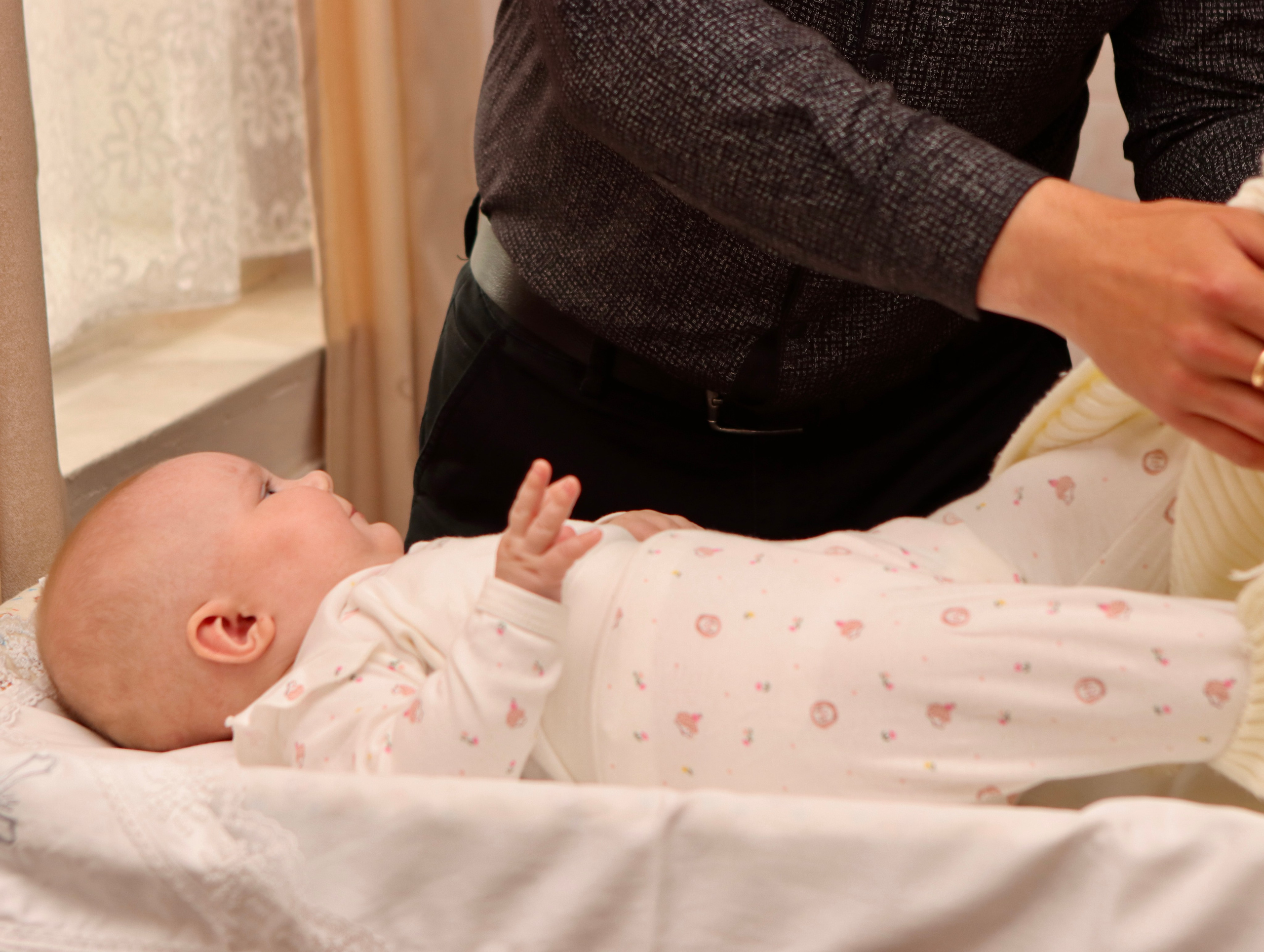 Анастасия и Вадим — крещение Виктории. Фотограф в Курске Смирнов Евгений