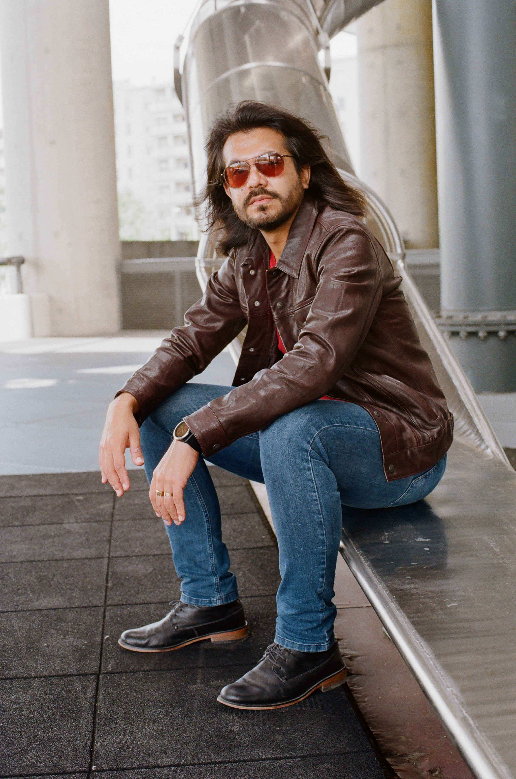 Male portrait. Film photographer in Los Angeles Anastasiya Pankova