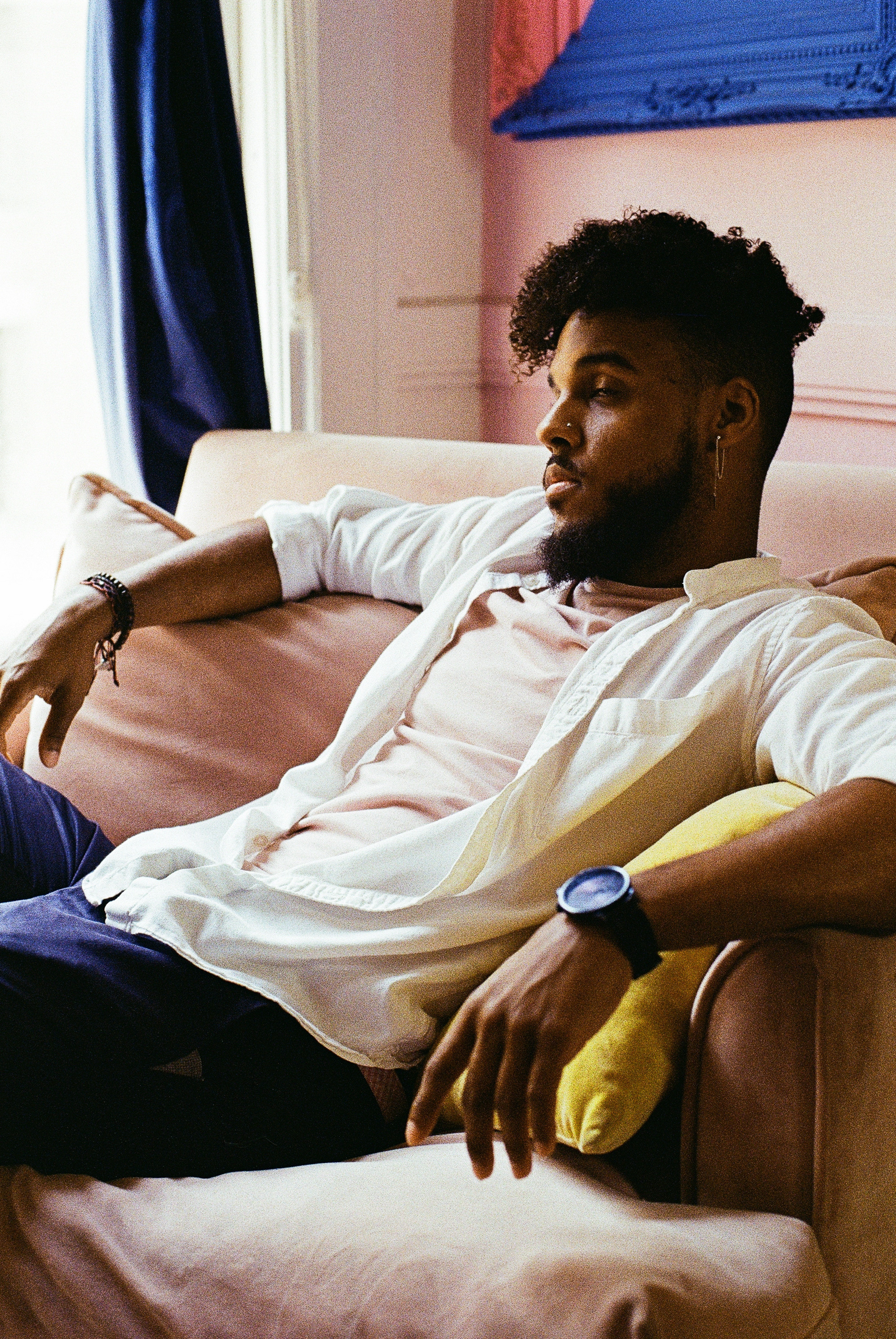 Male portrait. Film photographer in Los Angeles Anastasiya Pankova