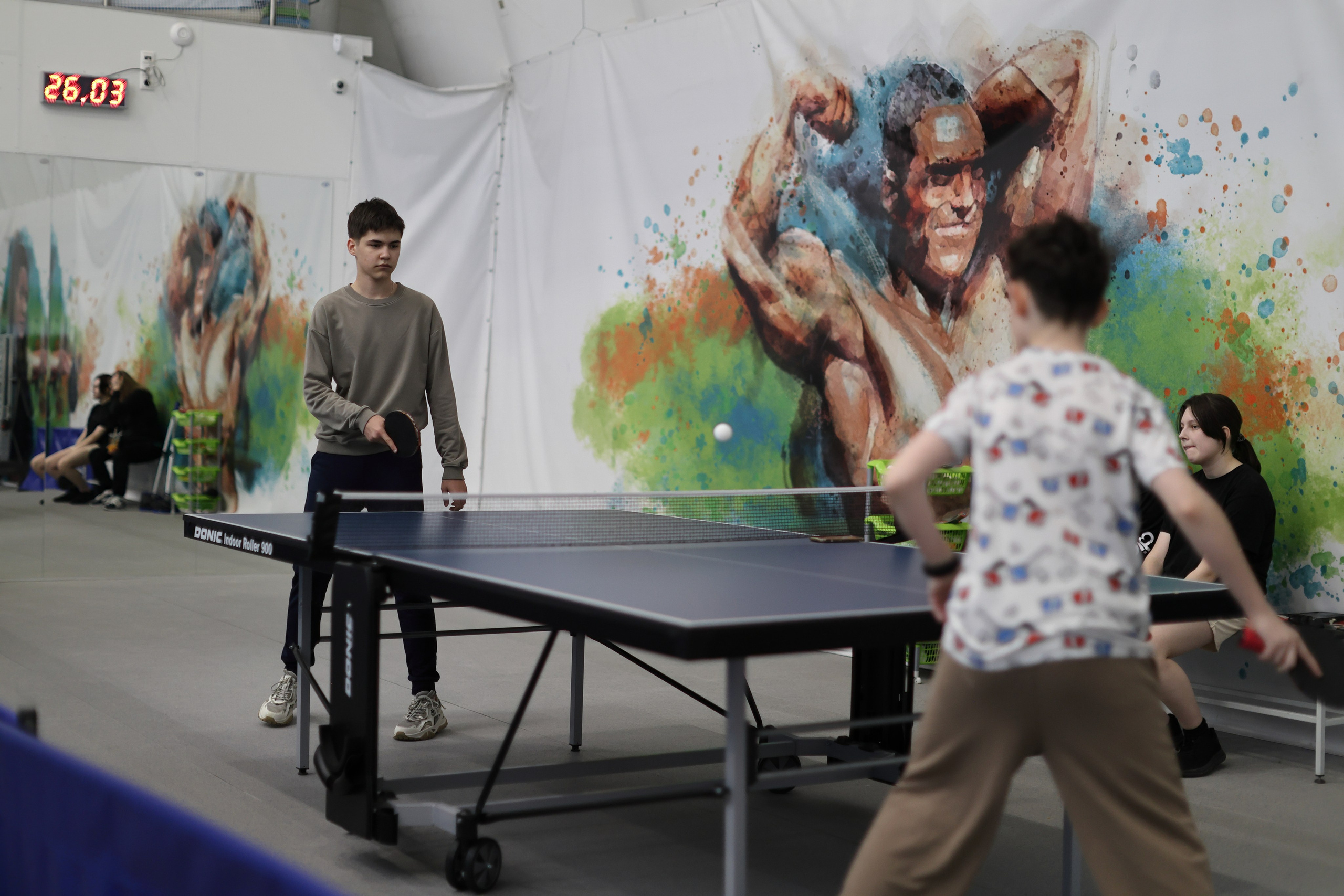 Тренировка по настольному теннису. Фотограф в Москве и Подмосковье, Николай Сорокин