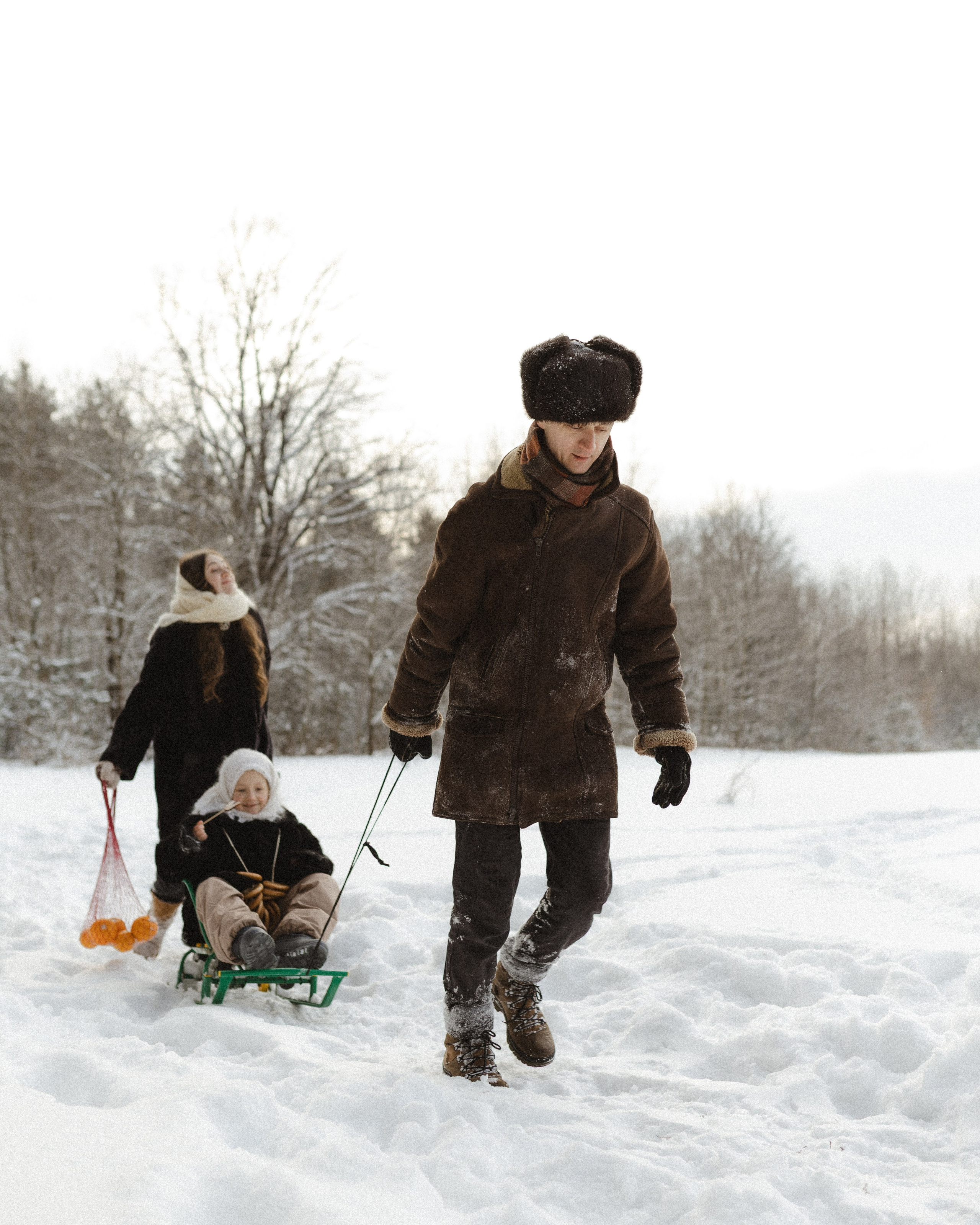 Зима не холодная, когда рядом свои. Семейный фотограф в Москве Алина Савченко