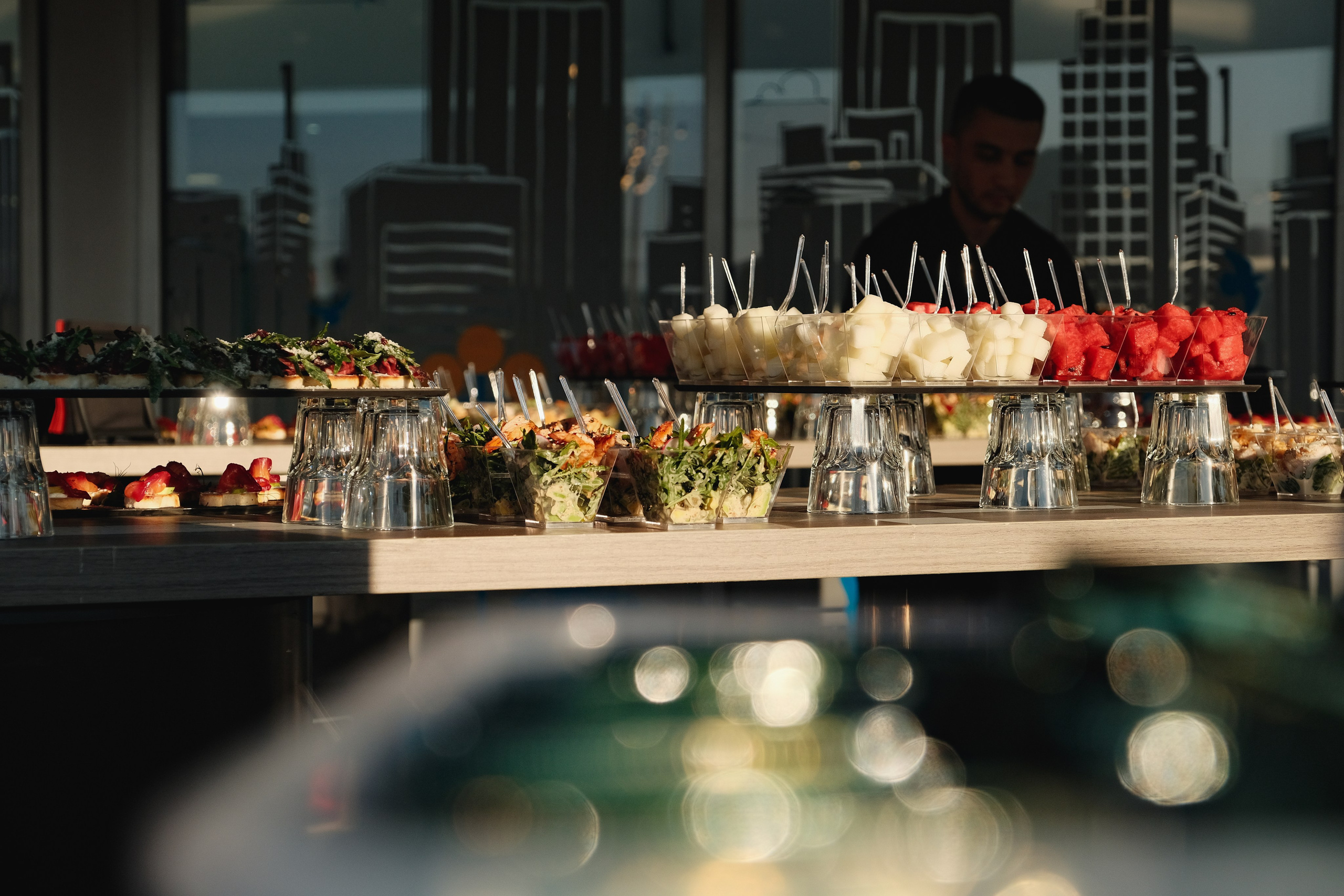 Фуршет на вечеринке. Фото еды.