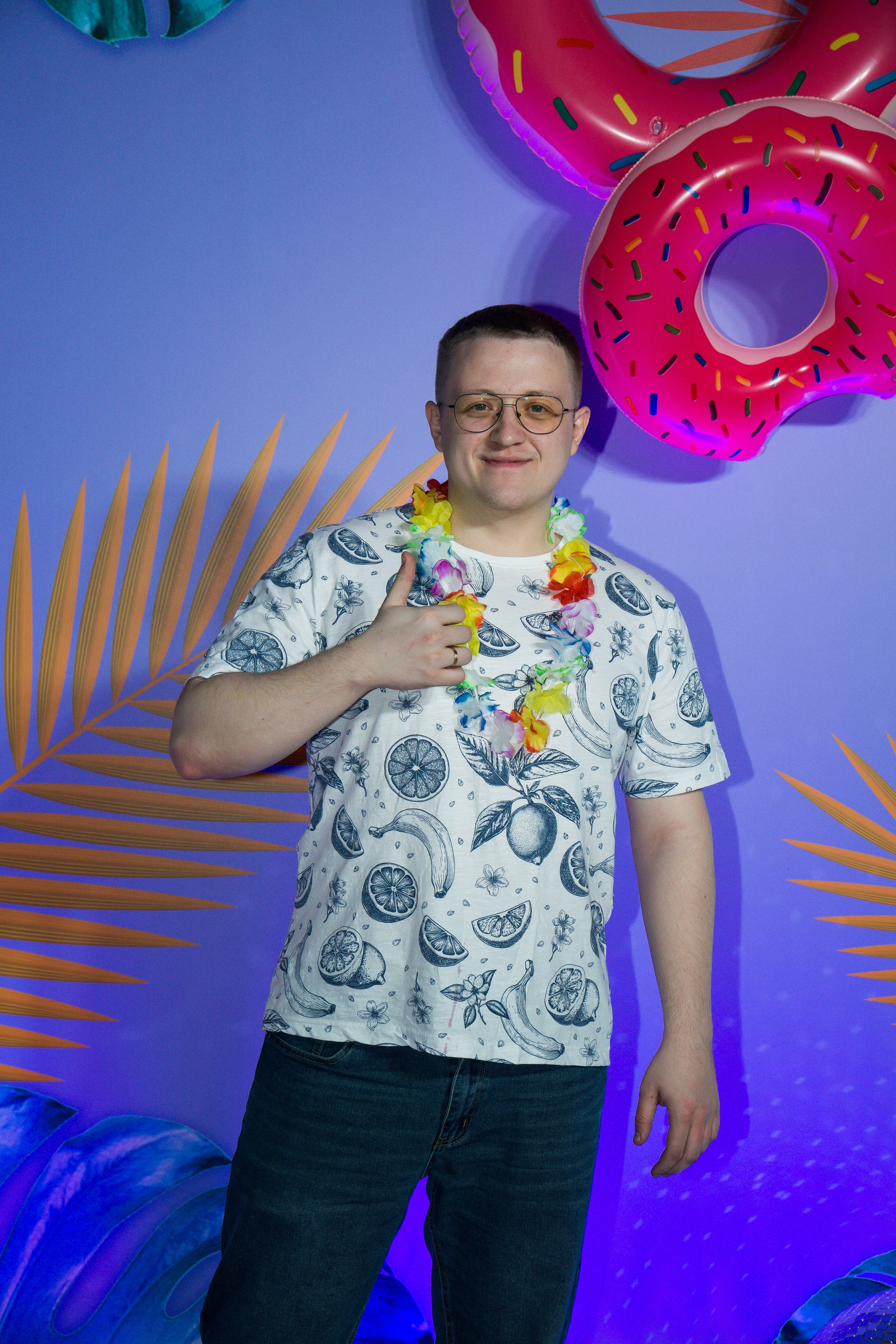 МТС корпоратив Гавайская вечеринка. Фотограф