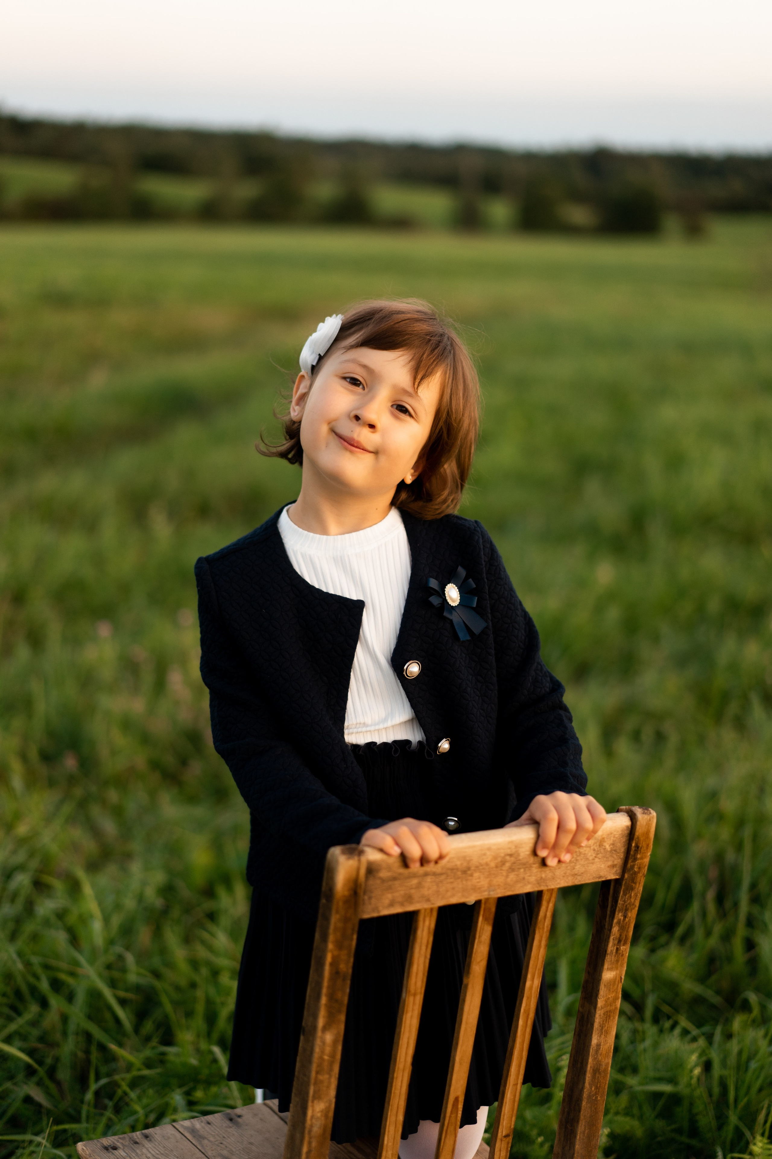 Майя. Первый раз в 1 класс. Семейный и детский фотограф в Санкт-Петербурге Дарина Герчиу