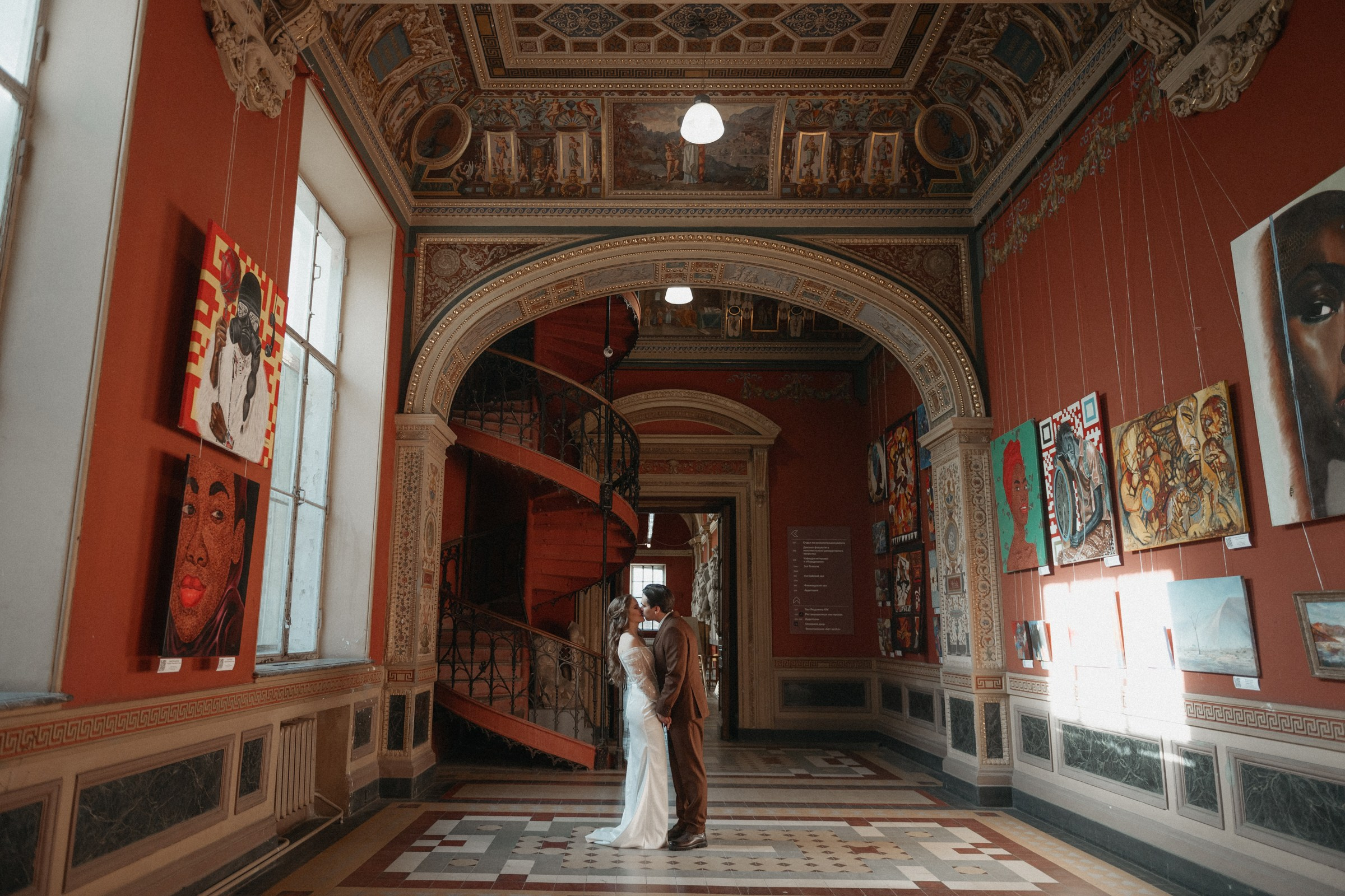 свадебная фотосессия в Академии Штиглица