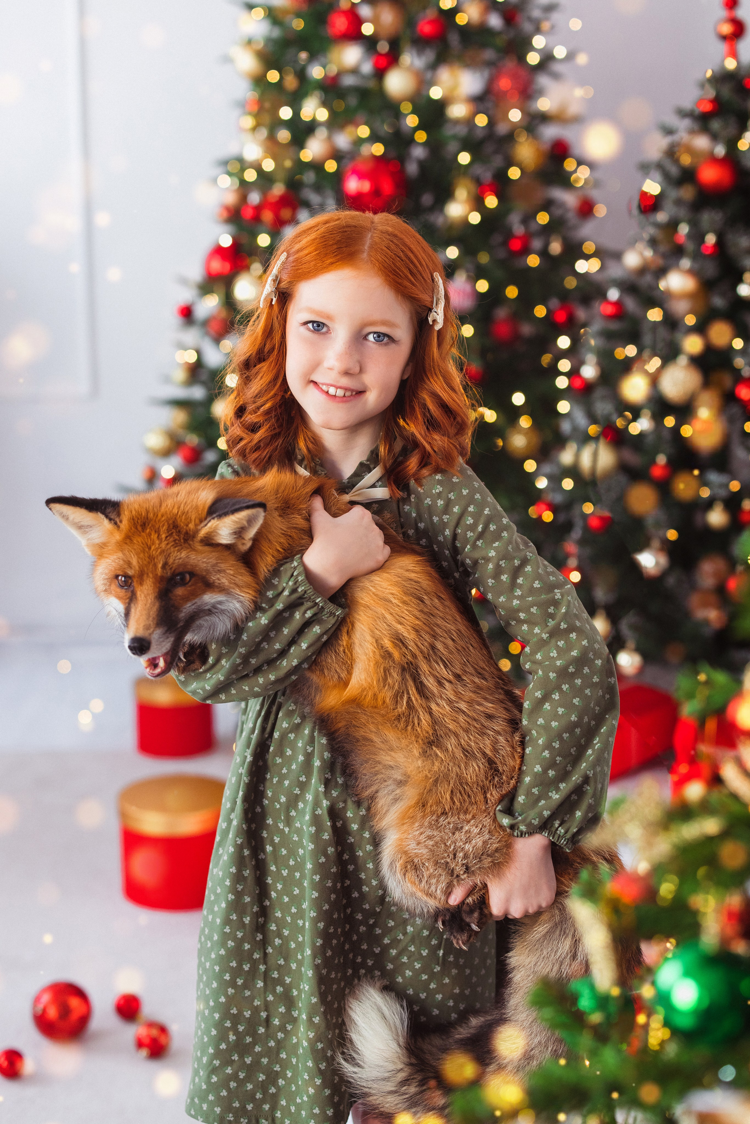 Фотостудия «Мастерская», с лисом. Семейный и детский фотограф в Краснодаре Анна Трашкова