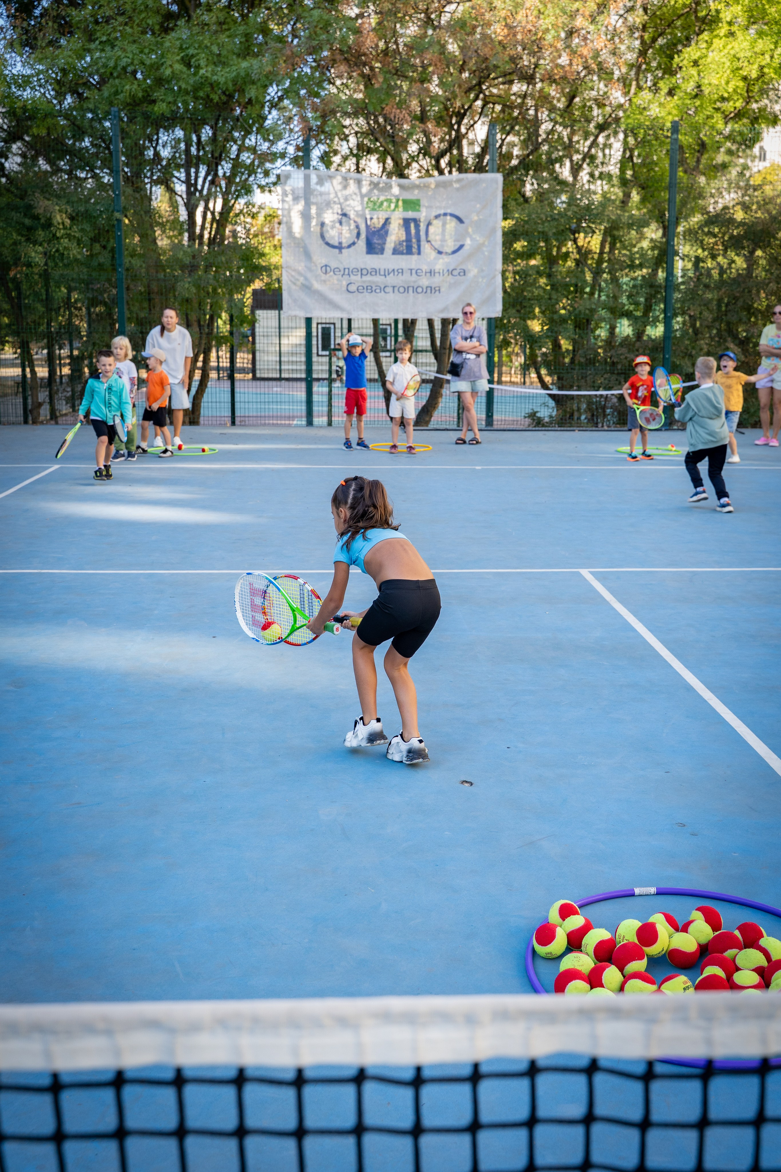 Федерация тенниса Севастополь. Малыши. Анастасия Дунаева. Фотограф в Севастополе