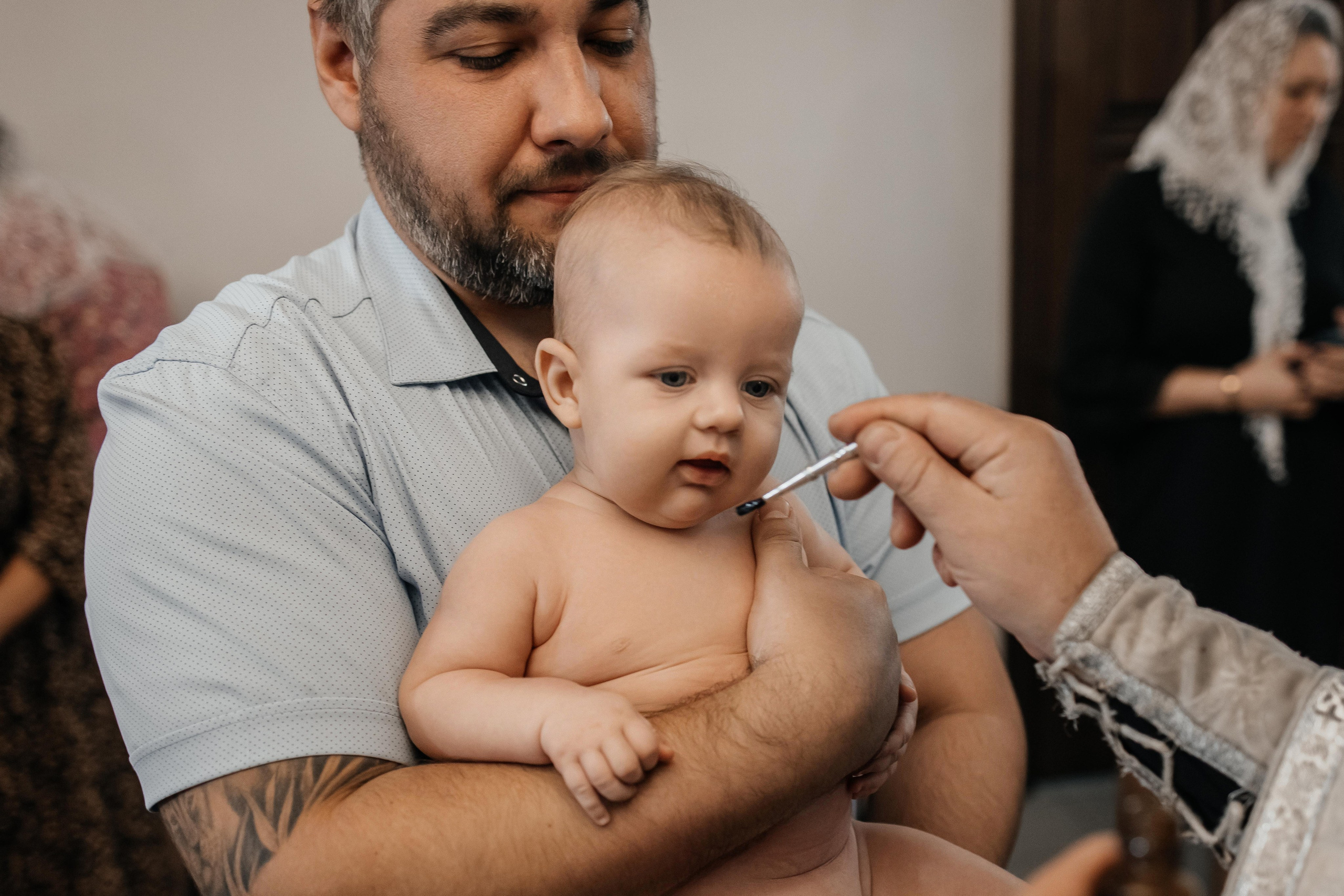 Крещение Ромы. Свадебный и семейный фотограф Яна Стражева. Волгоград, Москва