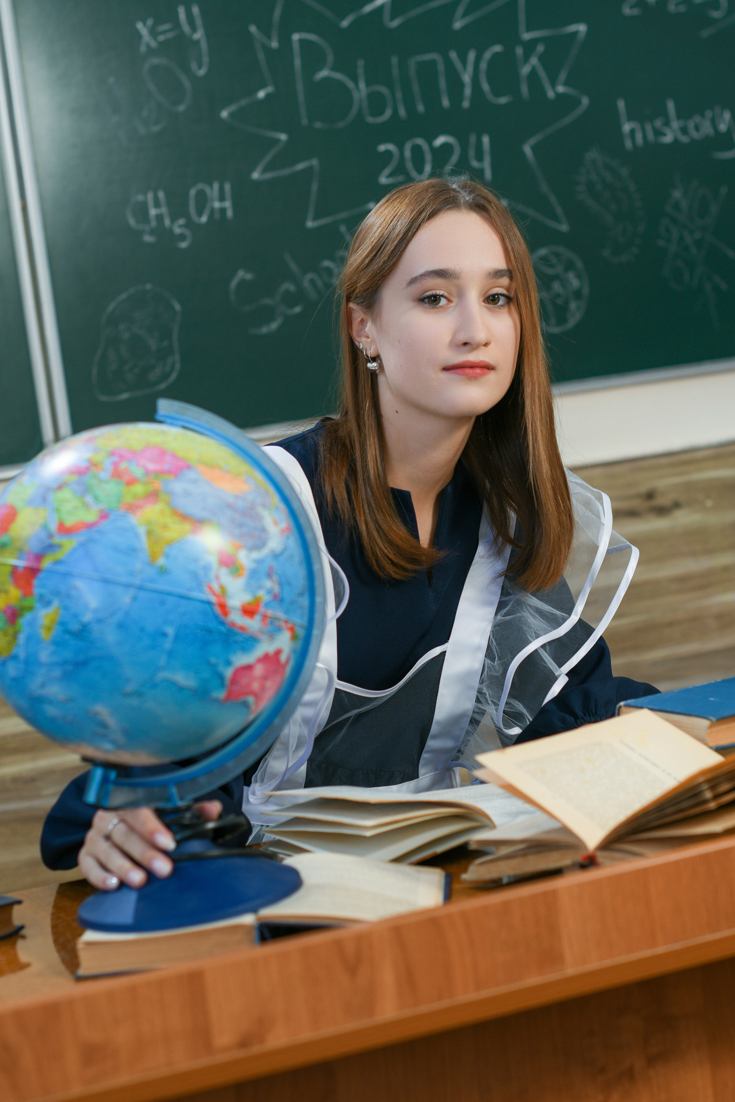 Фотосессия для выпускного альбома в стенах школы. Вячеслав Скрипник Фотограф Краснодар