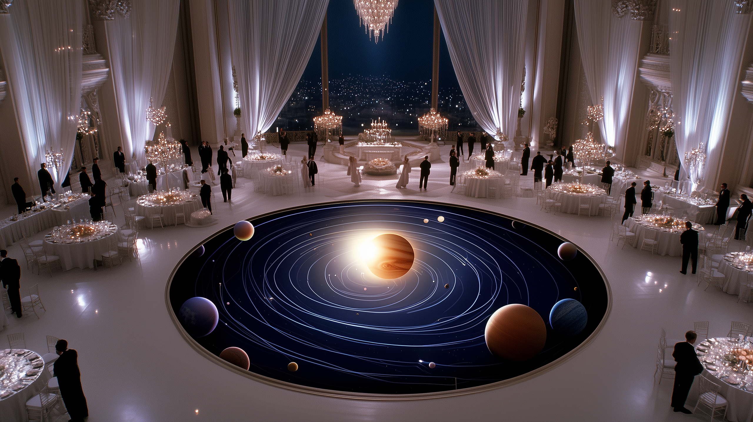 Разработка концепции декора корпоративного мероприятия в тематике «Космос» для LAZAR DECOR. Главная