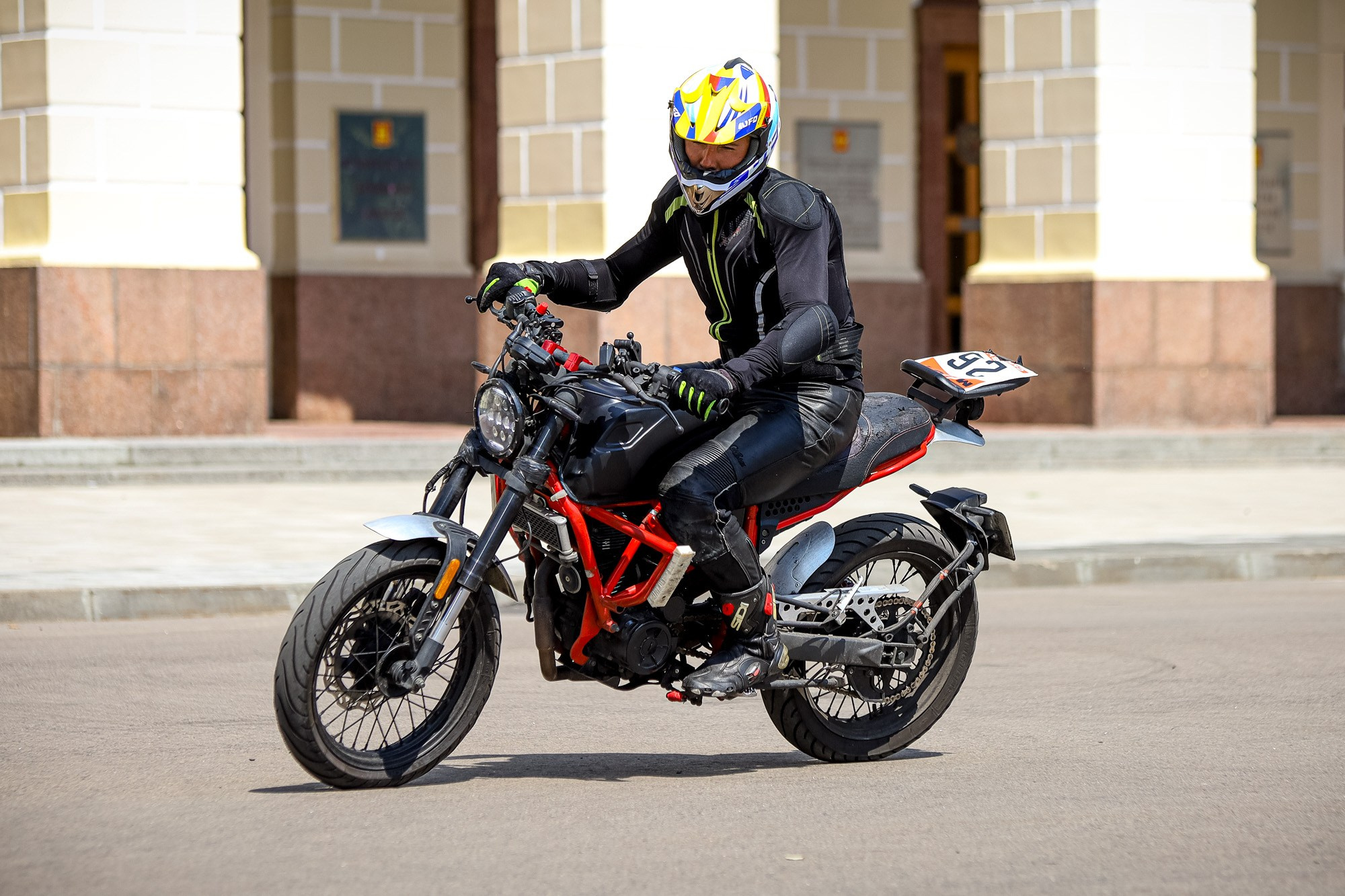 Кубок России по фигурному управлению мотоциклом. Спортивный фотограф Вадим Добедченков