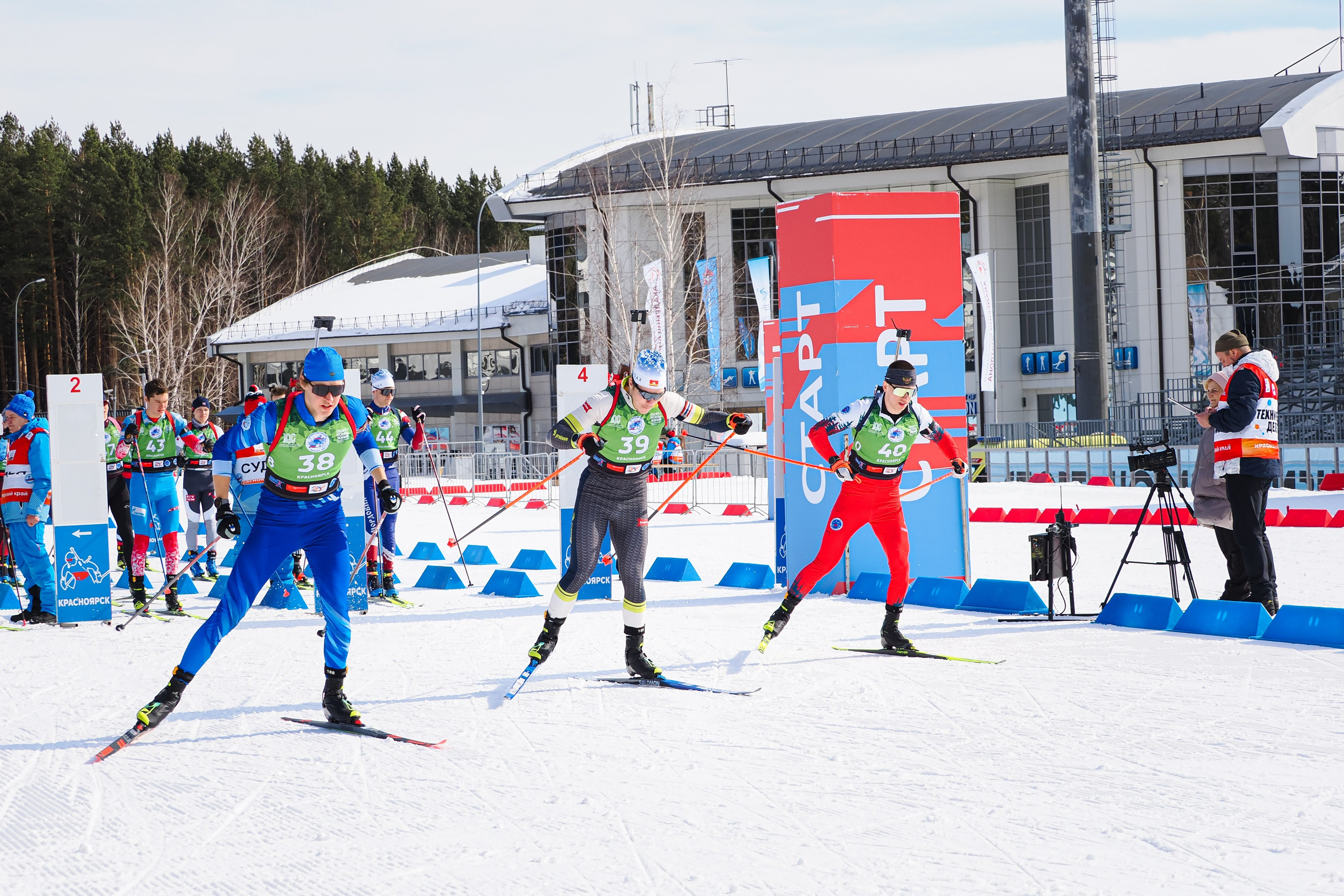 Биатлон / Первенство России. Репортажный фотограф Алексей Козьмин