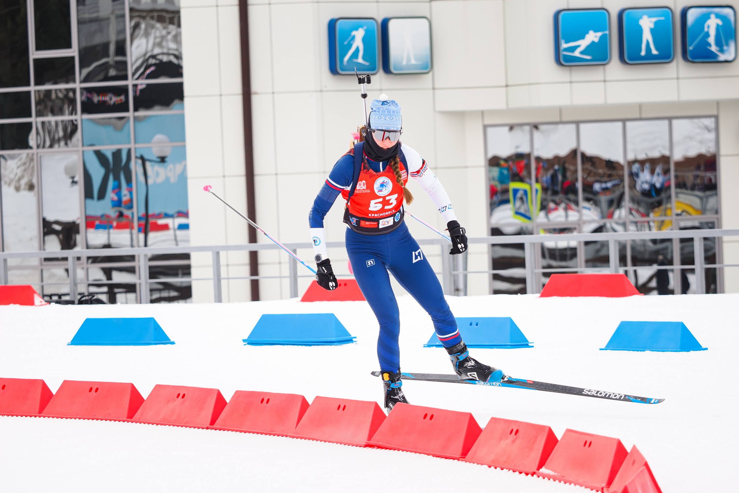 Биатлон / Первенство России. Репортажный фотограф Алексей Козьмин