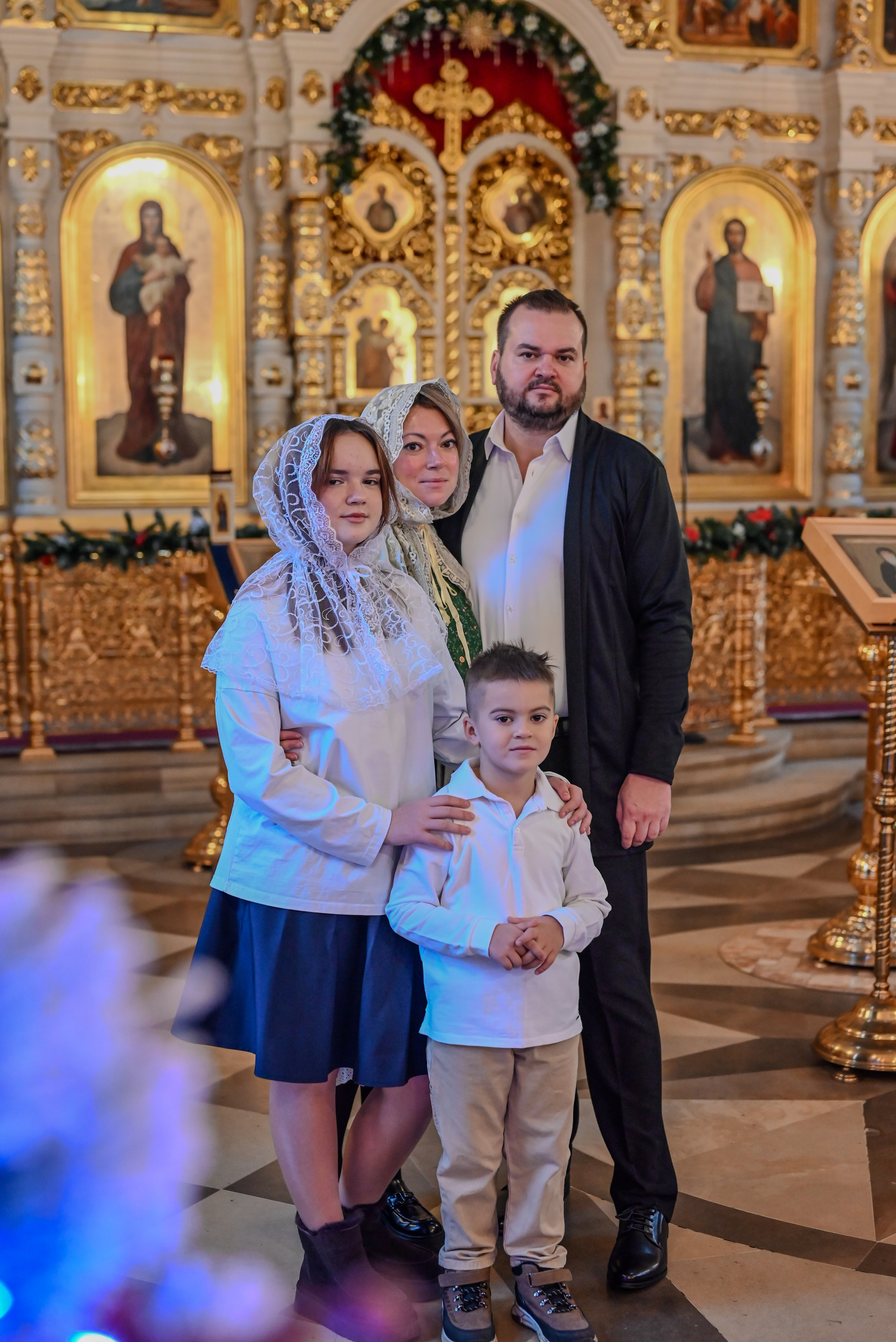 Крещение Совхоз Ленина. Семейный и детский фотограф Москва