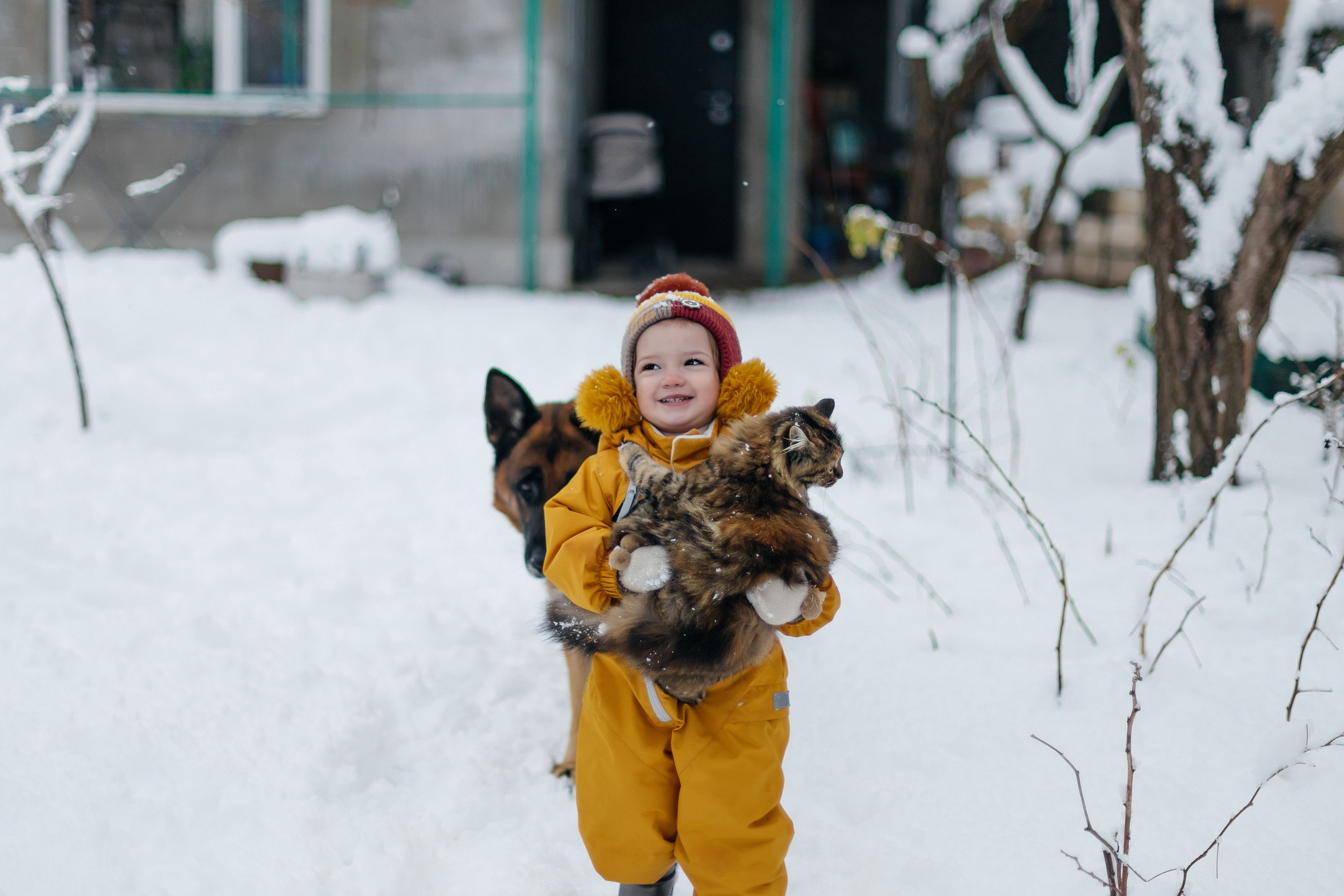 ПЕРВЫЙ СНЕГ. Семейный и детский фотограф в Крыму Екатерина Швец