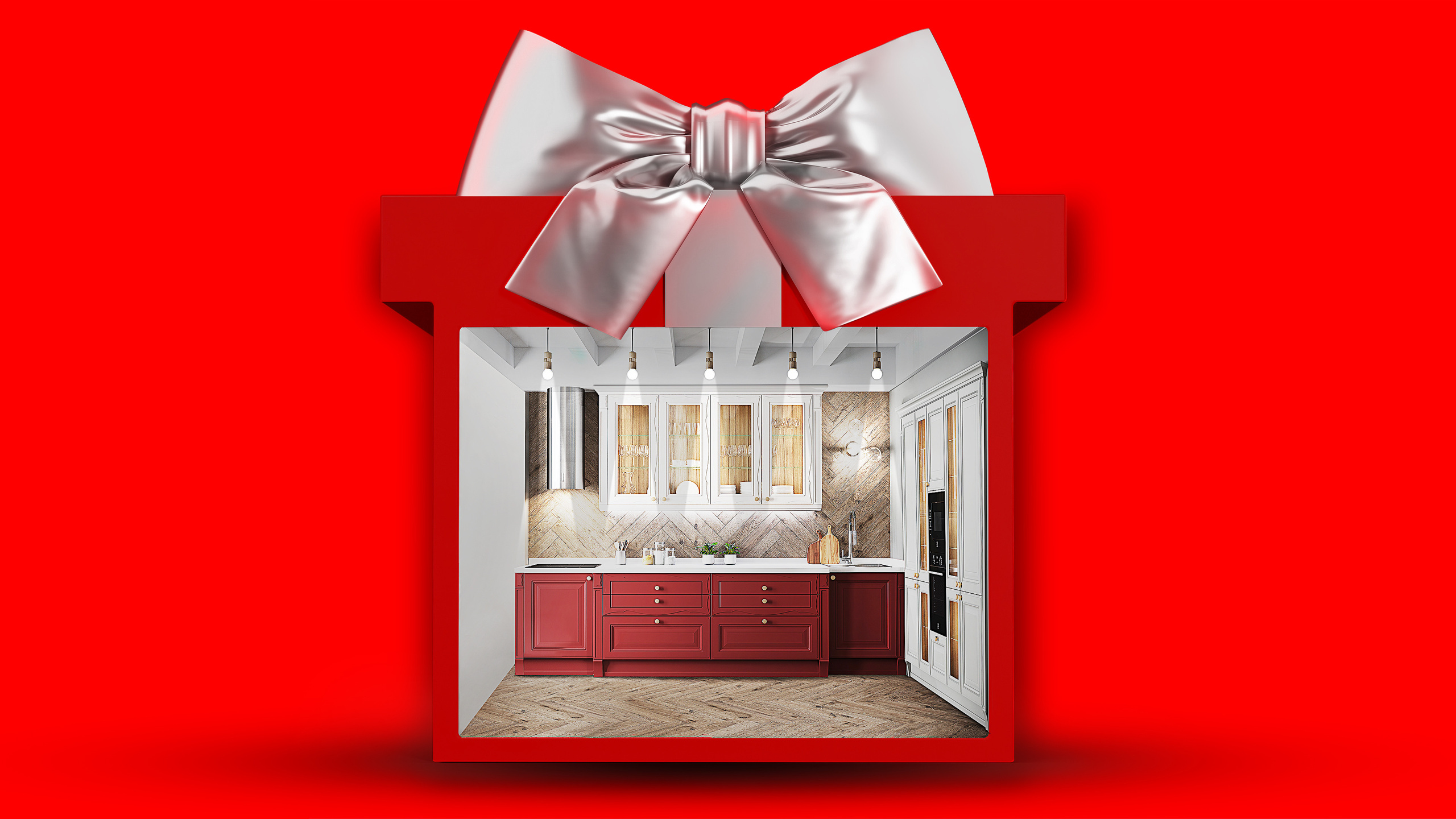 Постпродакшн и ретушь в Москве | Full CG шот для студии кухонь Мария