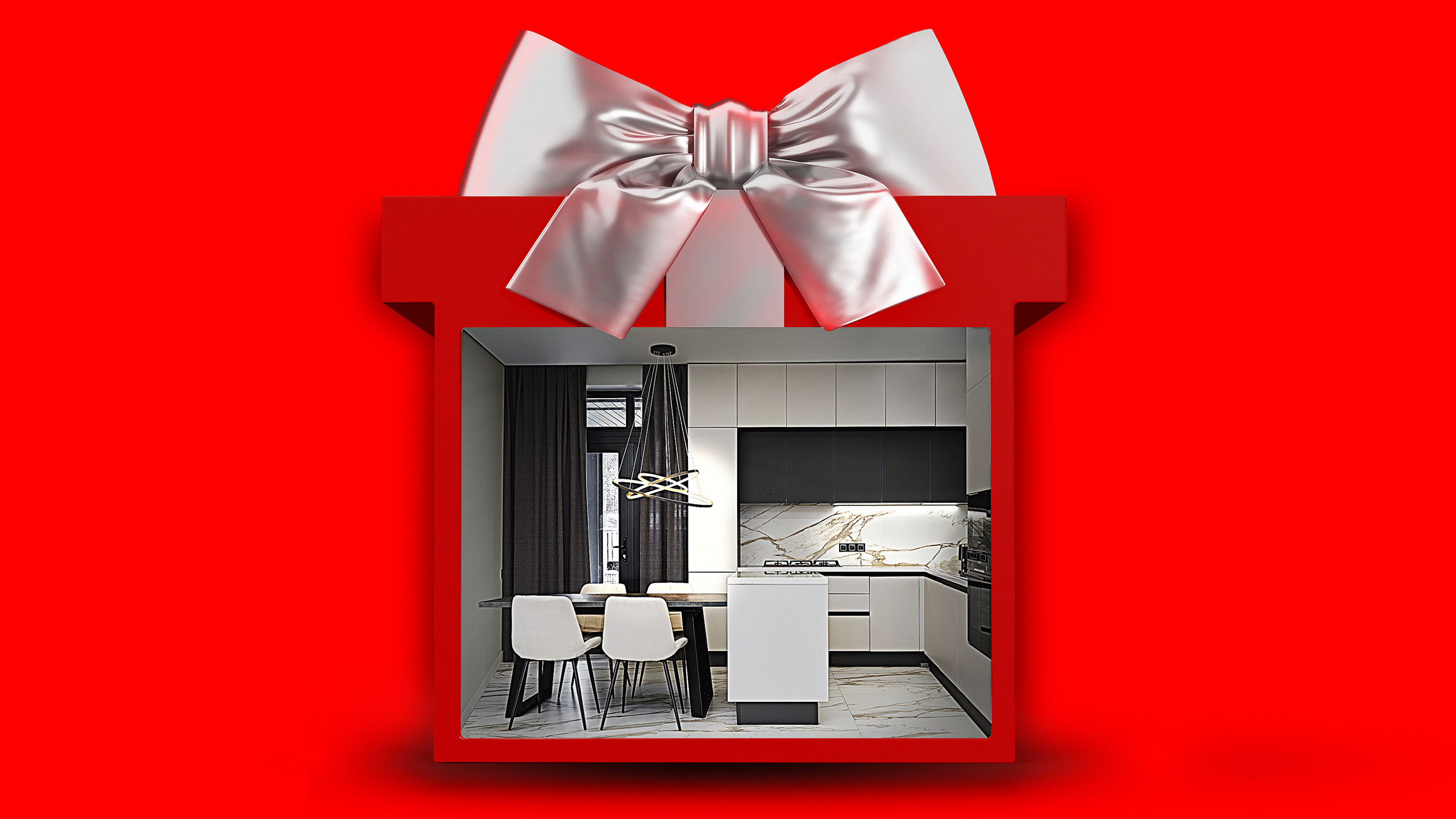 Постпродакшн и ретушь в Москве | Full CG шот для студии кухонь Мария