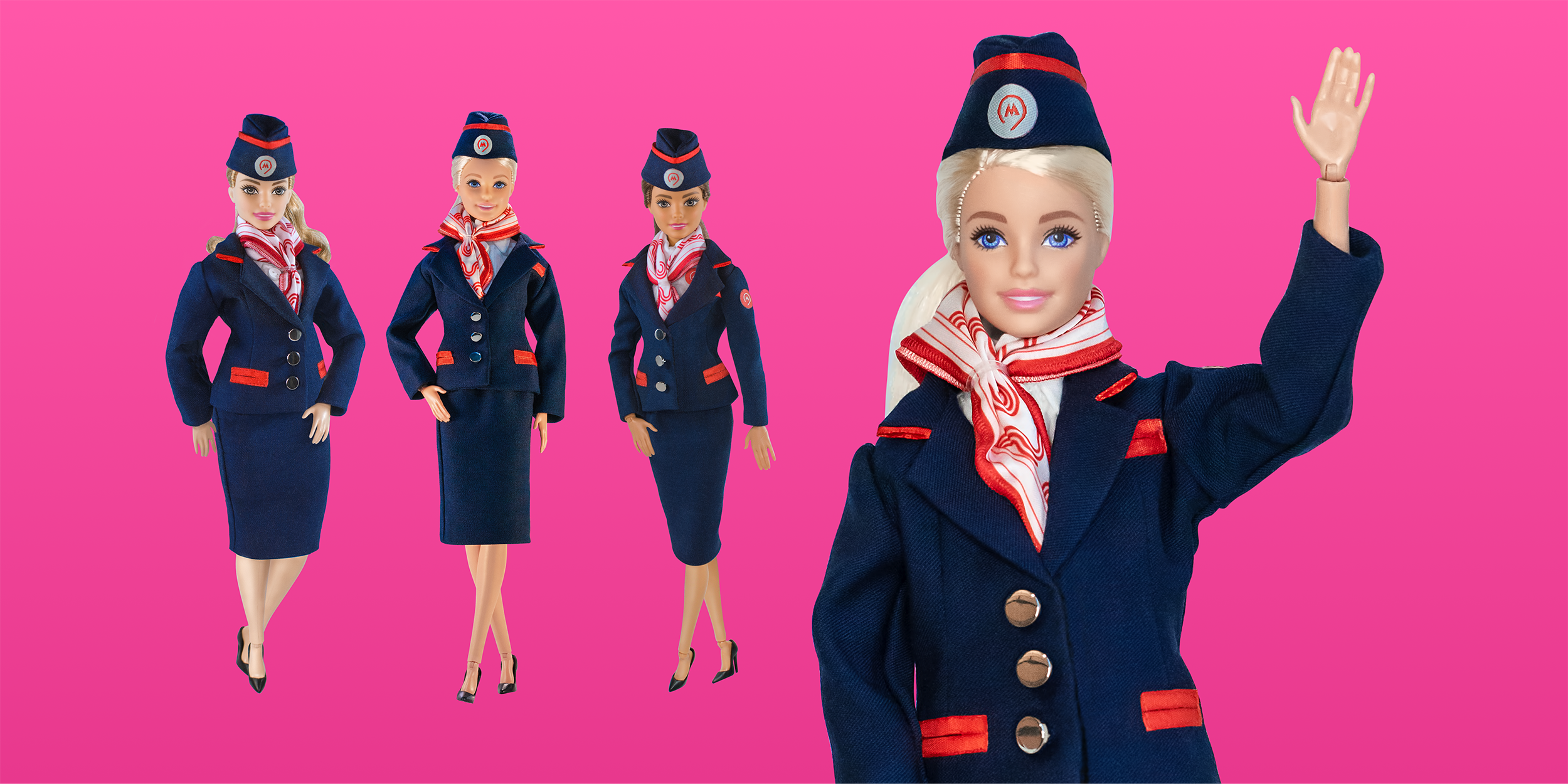 Постпродакшн и ретушь в Москве | Ретушь для Мосметро & Barbie