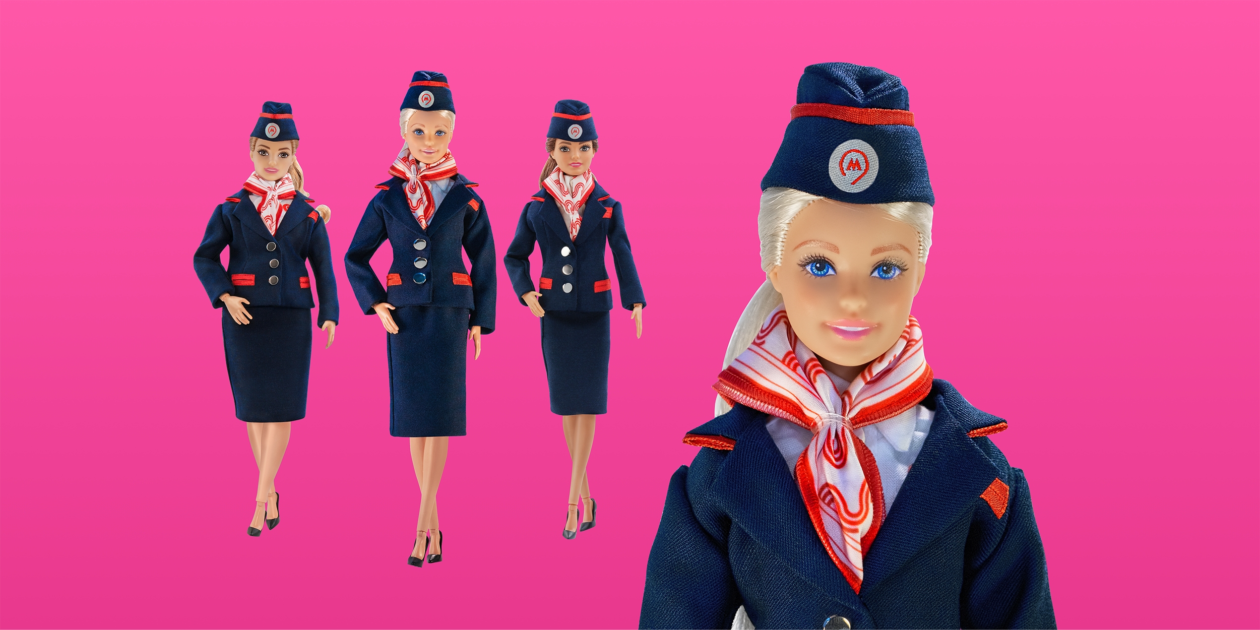 Постпродакшн и ретушь в Москве | Ретушь для Мосметро & Barbie