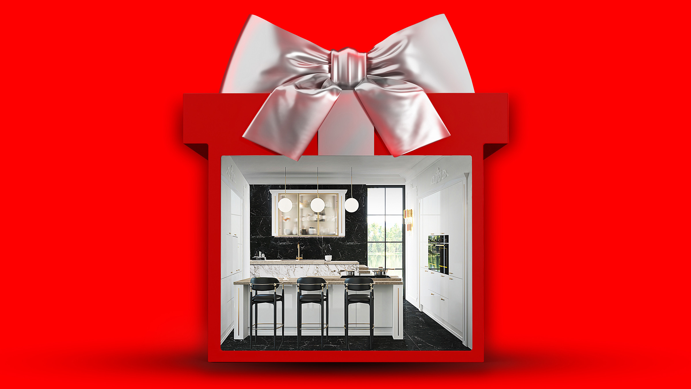 Постпродакшн и ретушь в Москве | Full CG шот для студии кухонь Мария