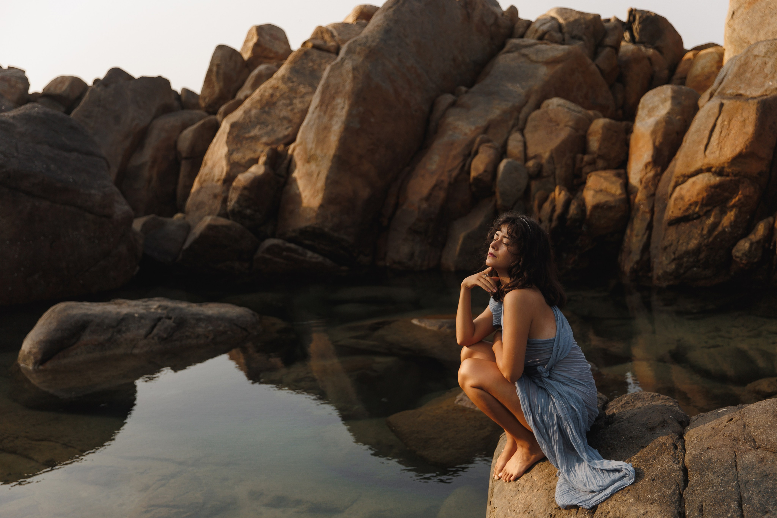 Богиня ин зе оушен. Wedding photographer in St. Petersburg, Europe and Israel Anna Agafon