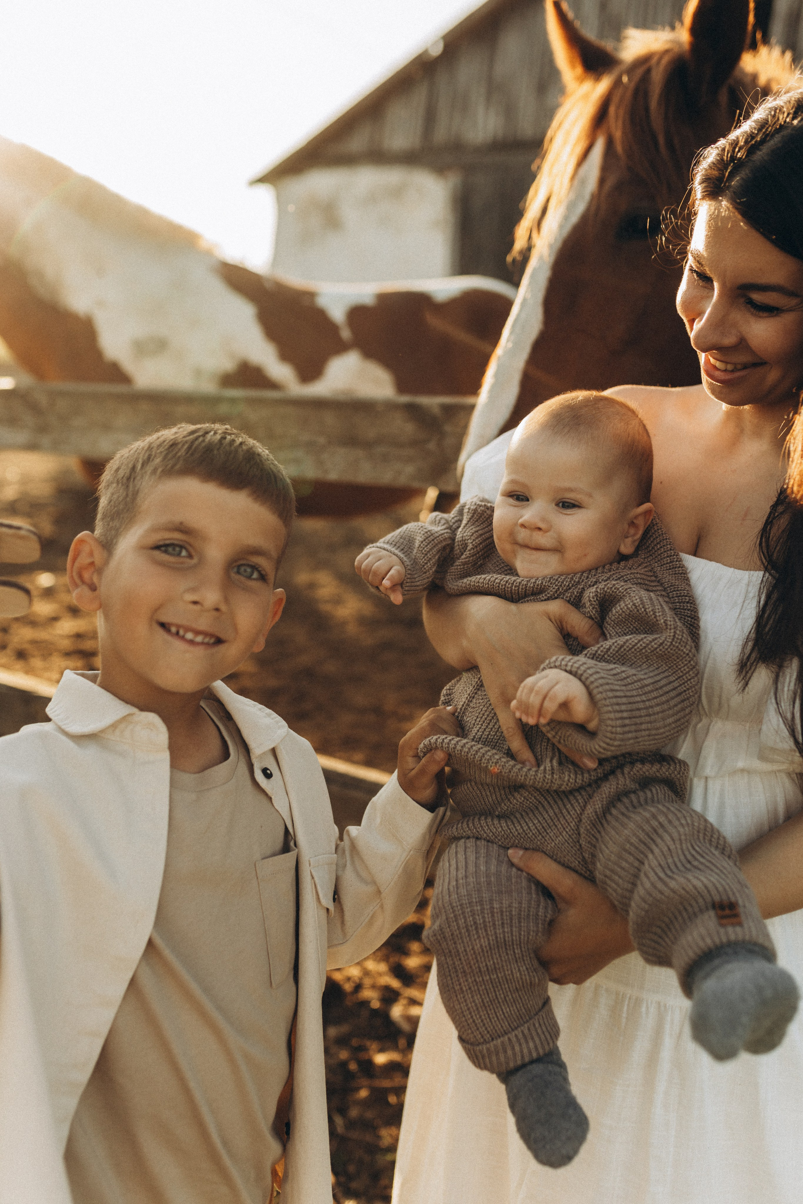 Закат на ферме. Семейный фотограф в Новороссийске и Анапе Александра Яковлева