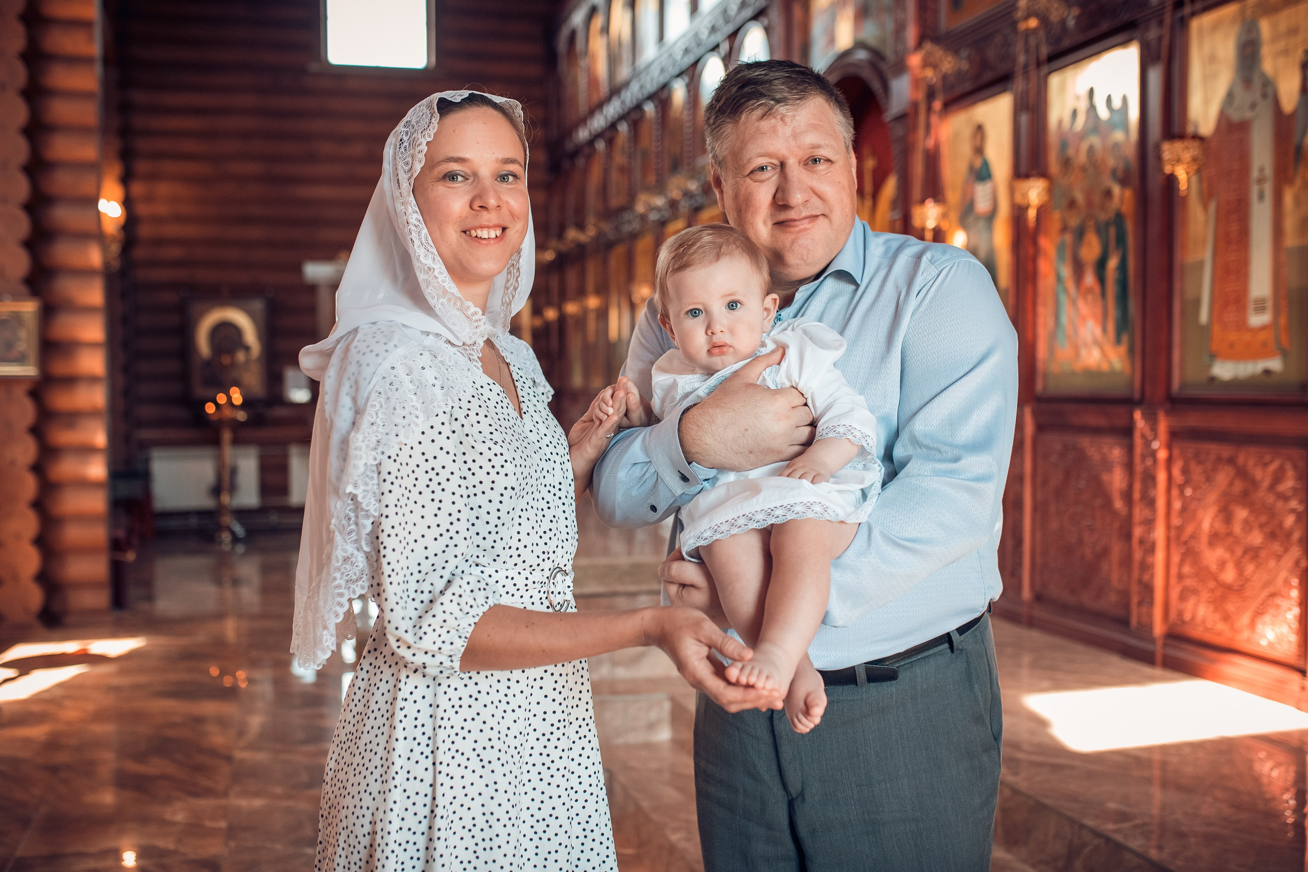 Крещение Леонида. Екатерина Крапивина фотограф церковных Таинств в Нижний Новгороде