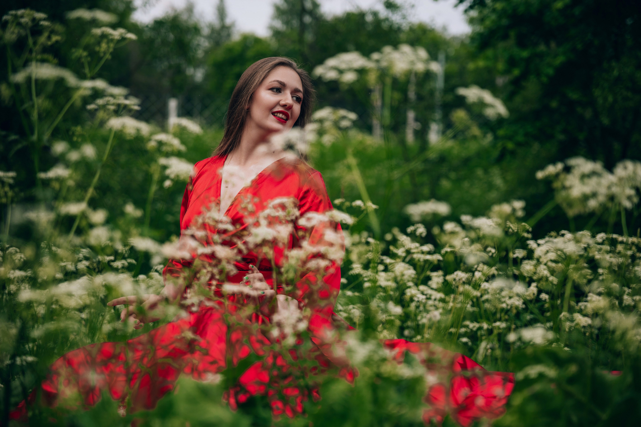 Красное платье. Фотограф Александра Кузуб Санкт-Петербург