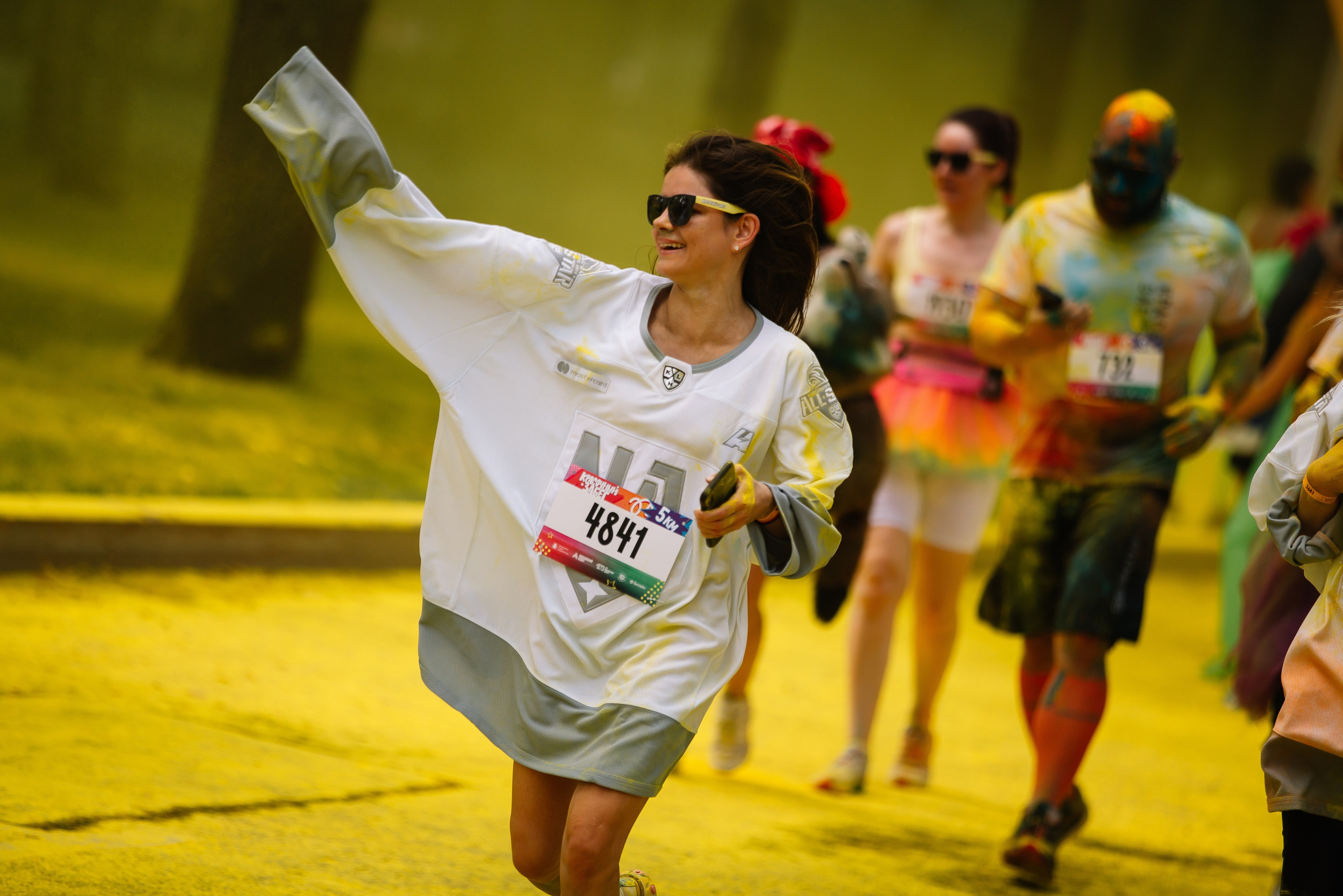 Красочный забег. Свадебный Семейный Репортажный фотограф в Москве