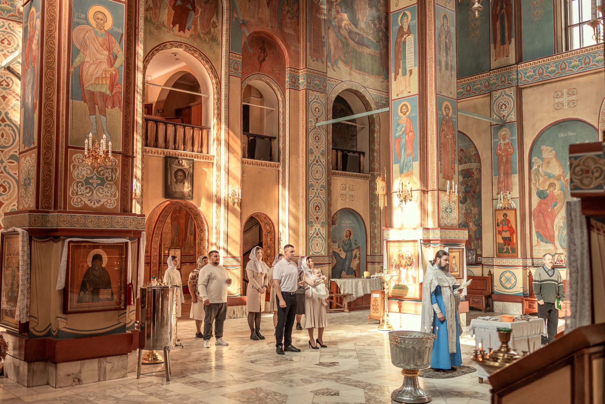 Таинство Крещение Евсевии. ТОП Фотограф на Крещение и Венчание Железногорск Алексей Мещеряков