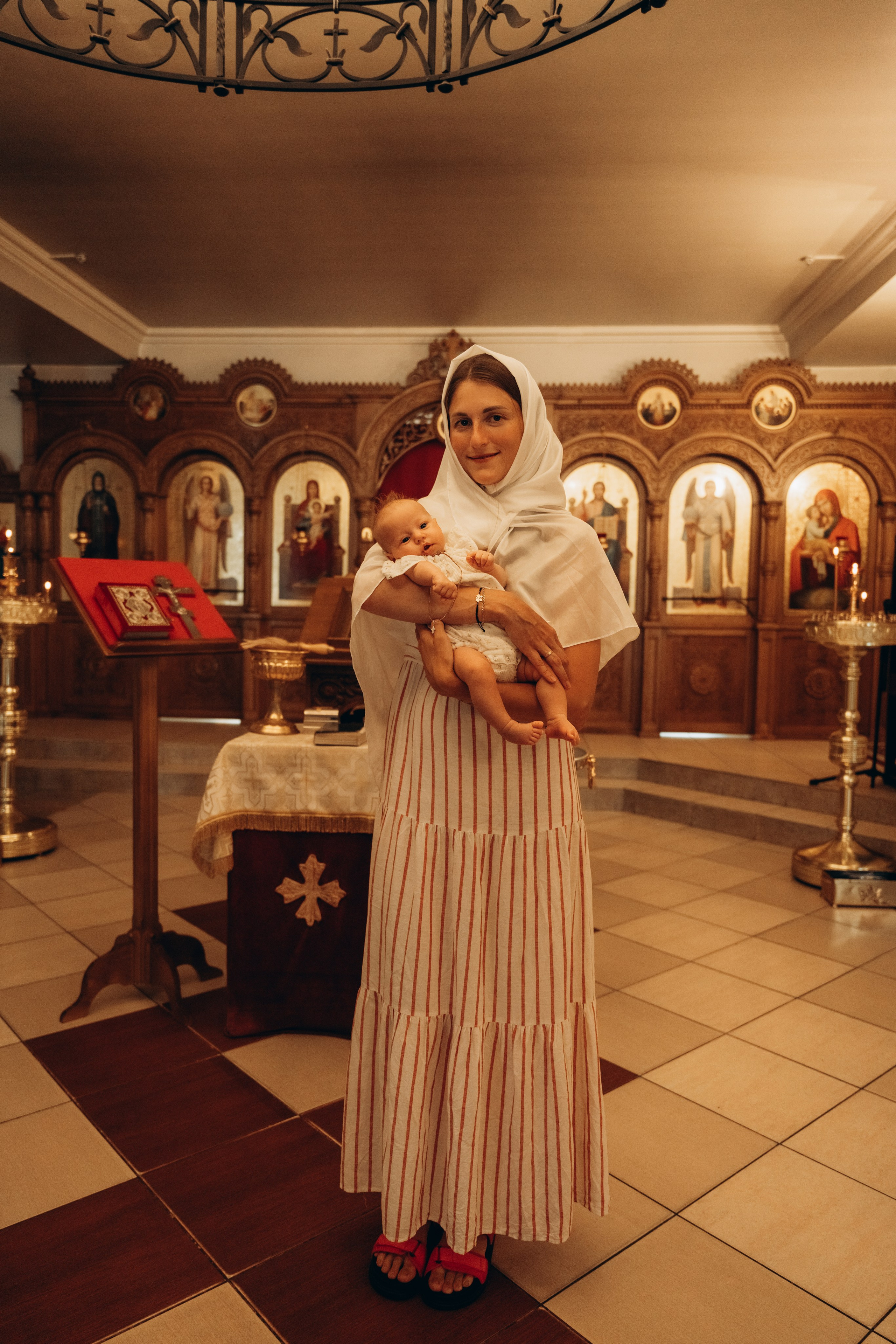 Крещении Есении. Фотограф Мария Миллс | Минск