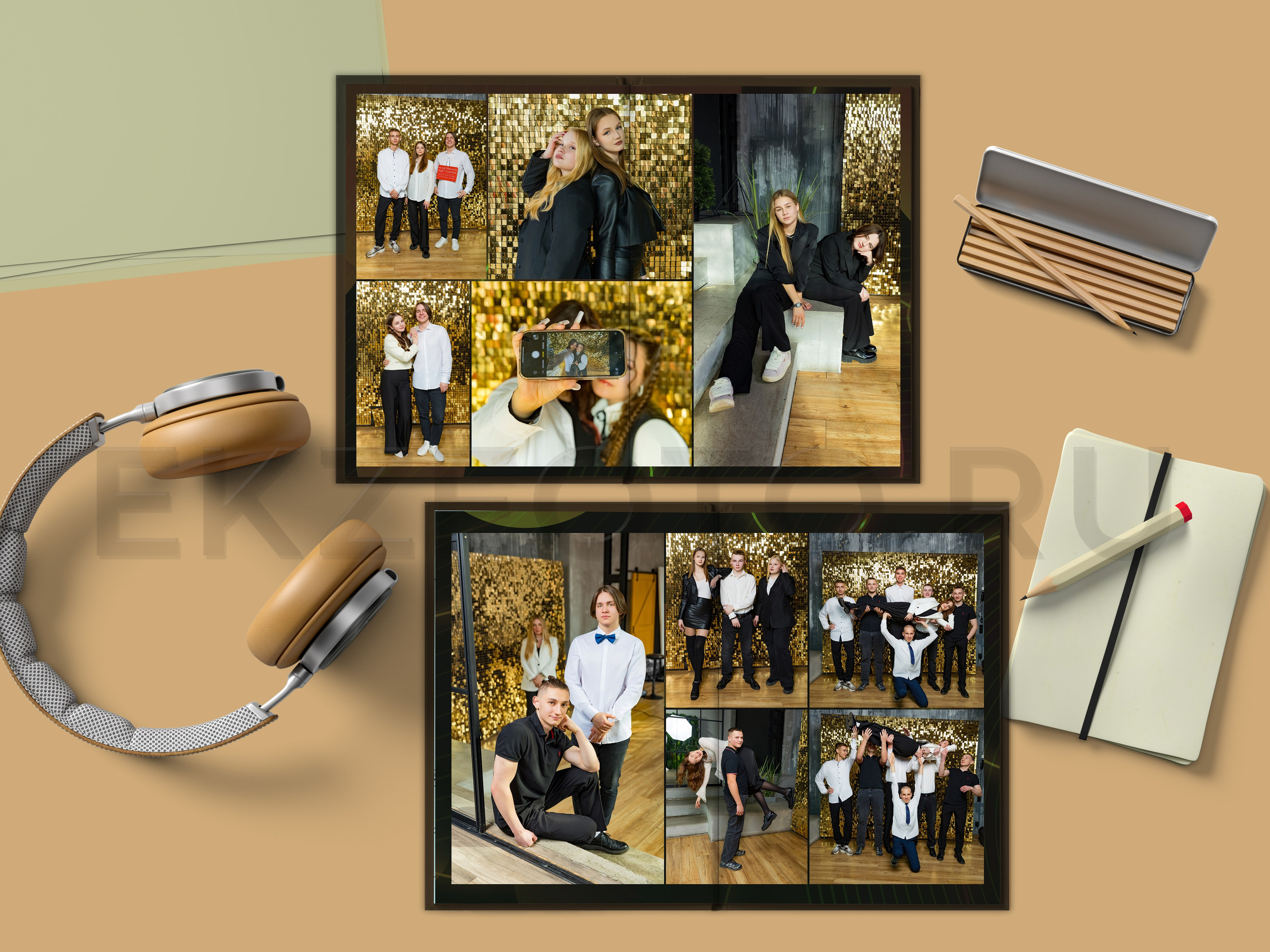 ОБЩАЯ ФОТОКНИГА С ИНДИВИДУАЛЬНОЙ ОБЛОЖКОЙ до 40 страниц. Фотограф Екатерина Зайкова в Санкт-Петербурге