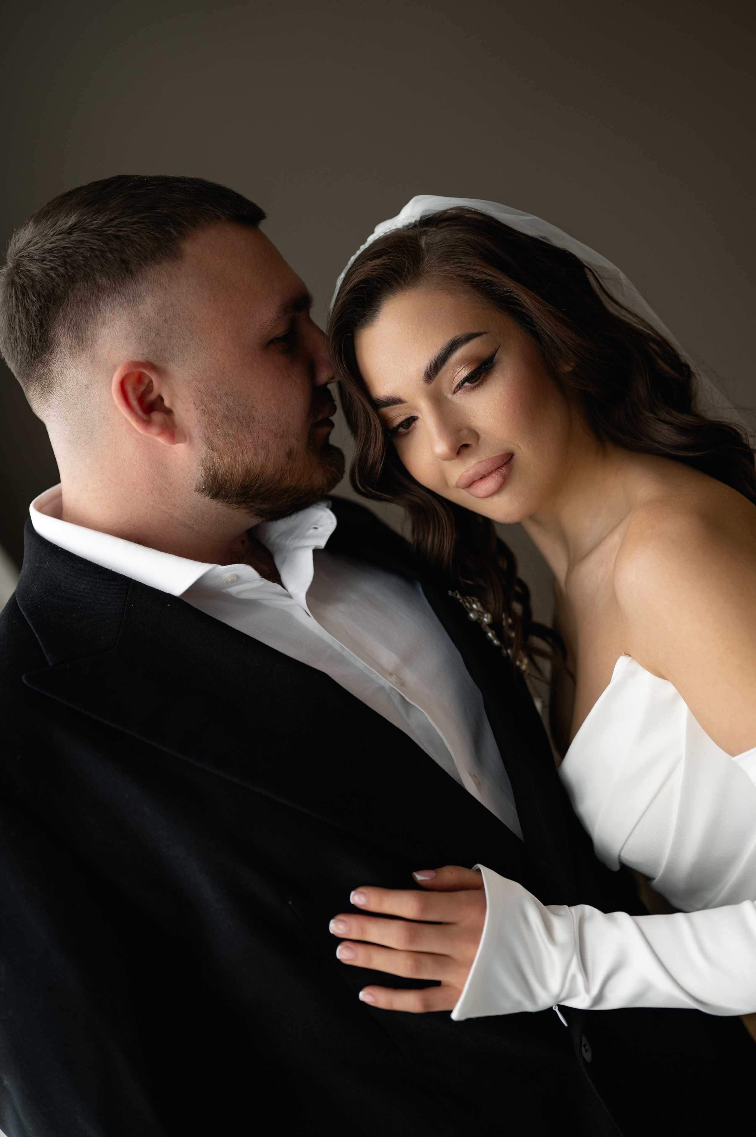 Свадебная фотосессия в студии. Свадебный и семейный фотограф в Краснодаре Алина Мельник